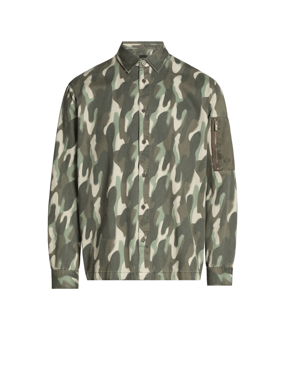 Chemise à motif camouflage  ARMANI EXCHANGE Multicolore