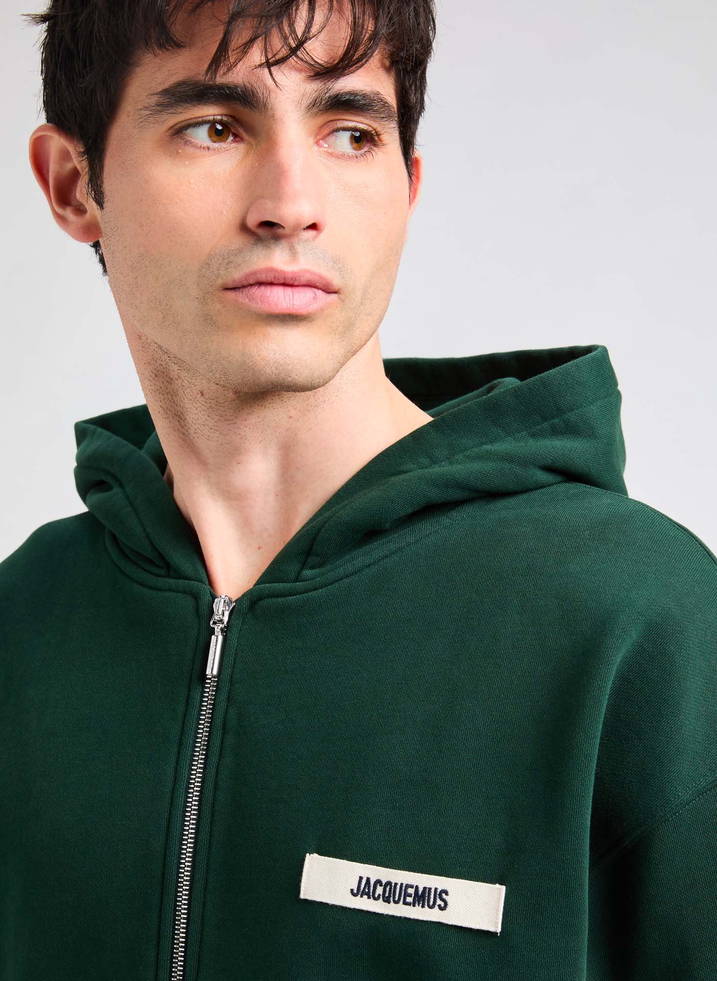 Cotton sweatshirt JACQUEMUS Green