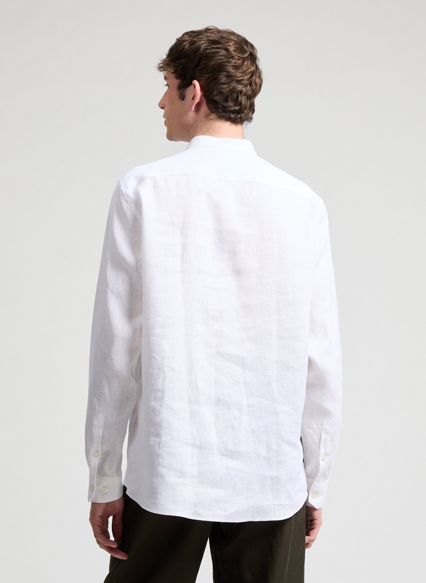 Chemise en lin AU PRINTEMPS PARIS Blanc