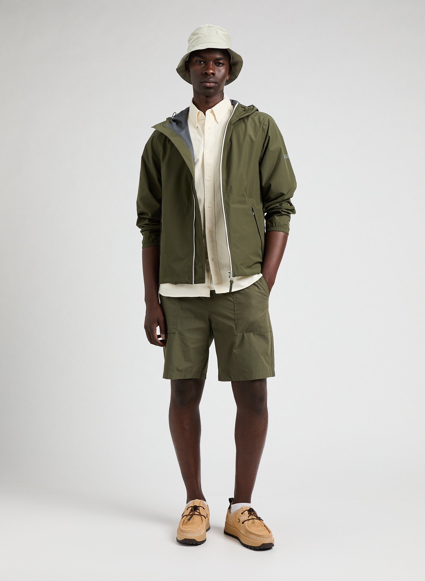 Windproof Raincoat Green