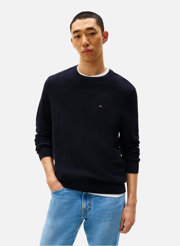 Cotton-blend jumper Blue by TOMMY HILFIGER TOMMY HILFIGER Cotton-blend jumper Blue