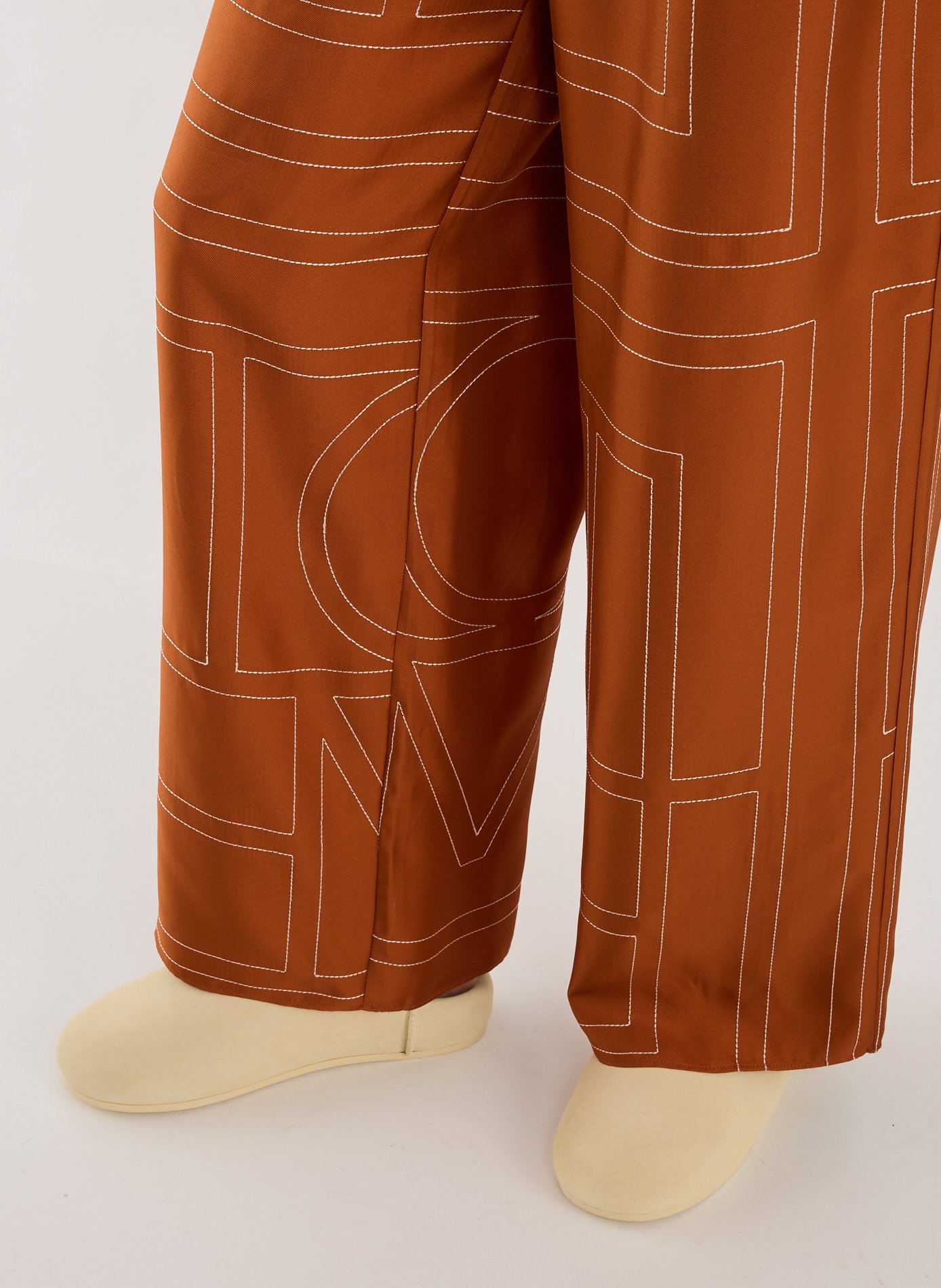 Chaussons en cuir UGG Beige