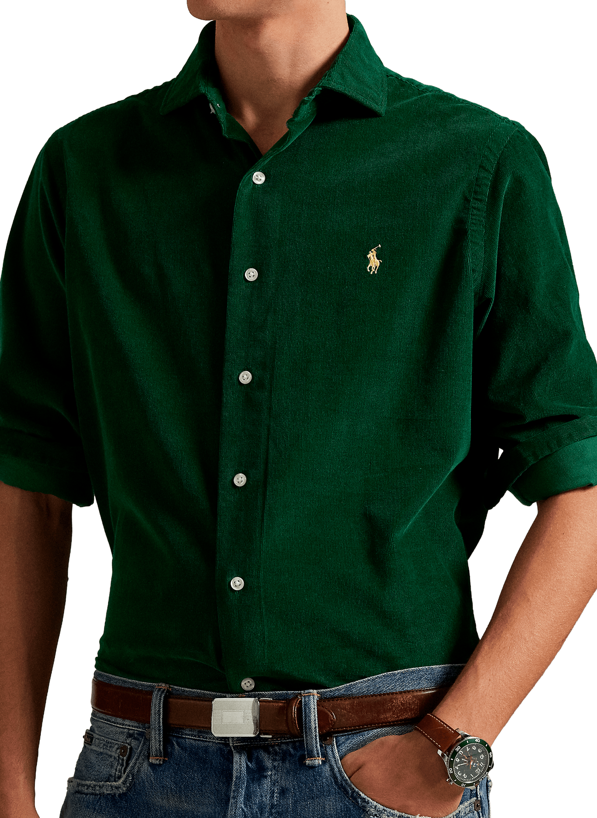  Cotton shirt POLO RALPH LAUREN Green