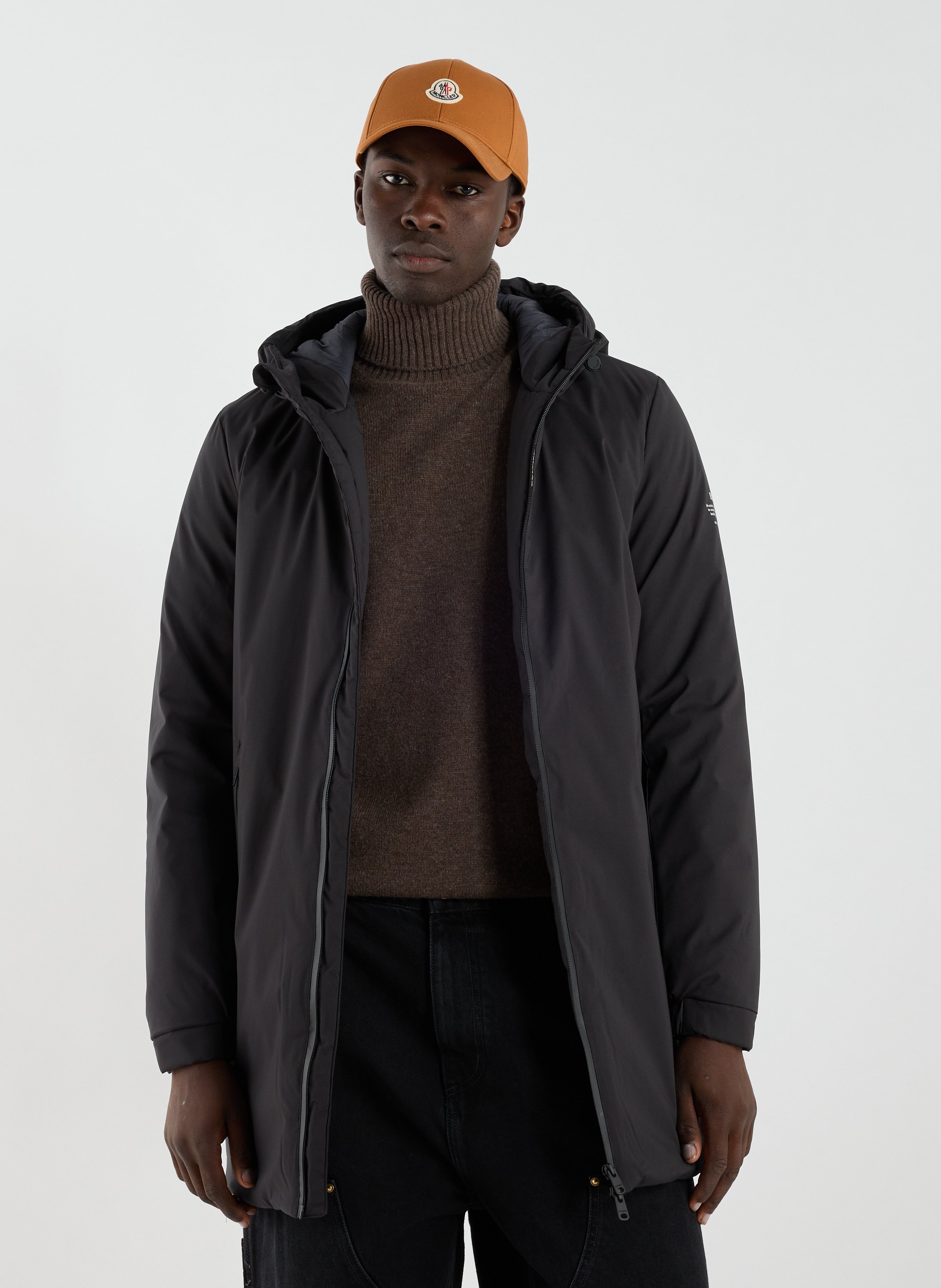 ECOALF Parka mi-longue Noir