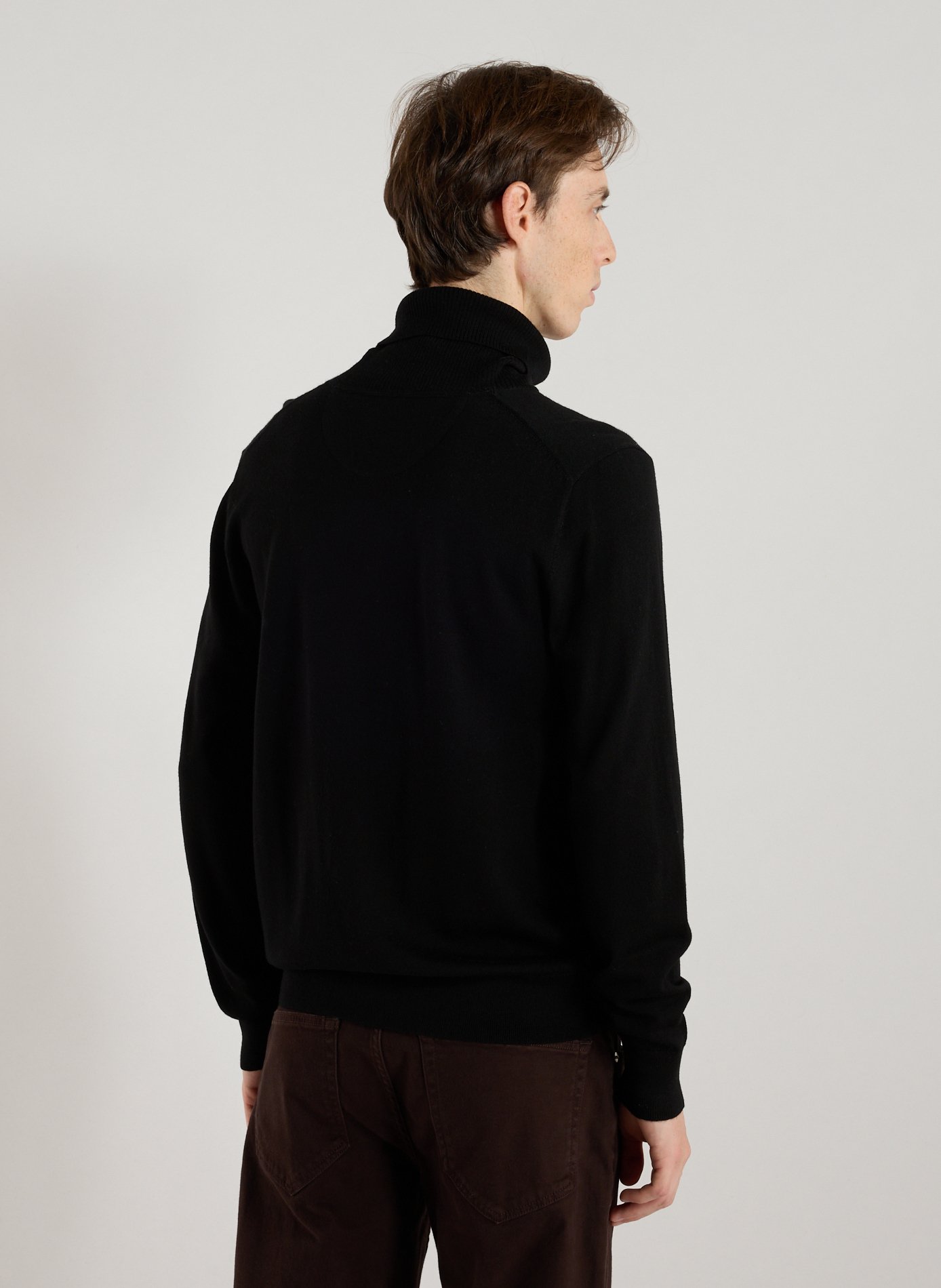 Roll-neck wool Jumper  EDEN PARK Black