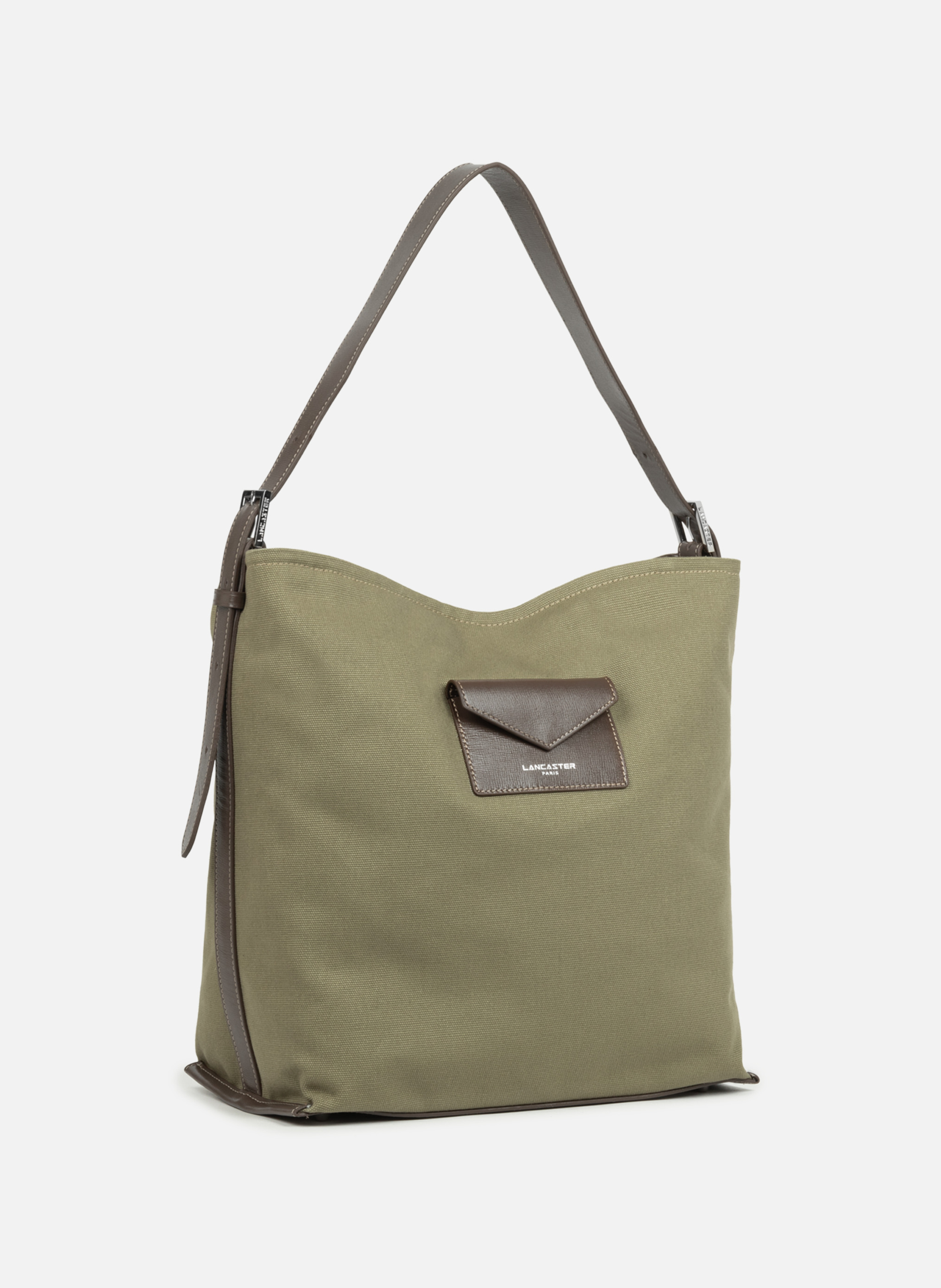 Large bucket bag - Canvas KBA LANCASTER Khaki
