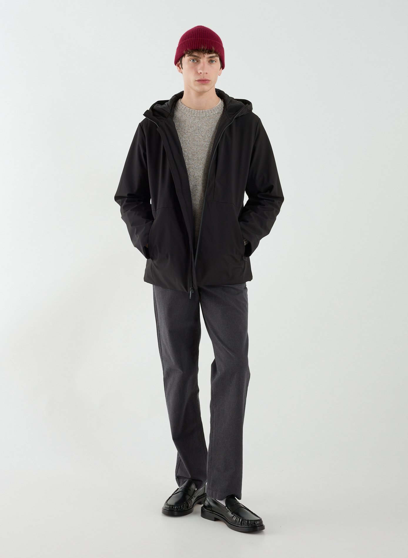 Pantalon slim en coton DOCKERS Gris