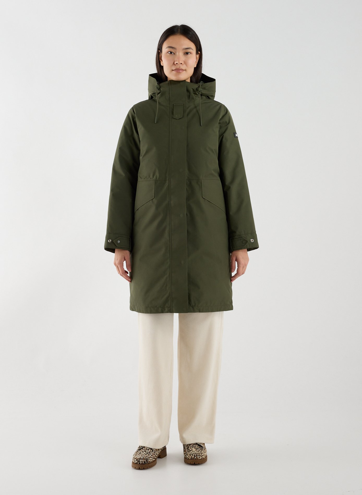 Parka à capuche AIGLE Kaki