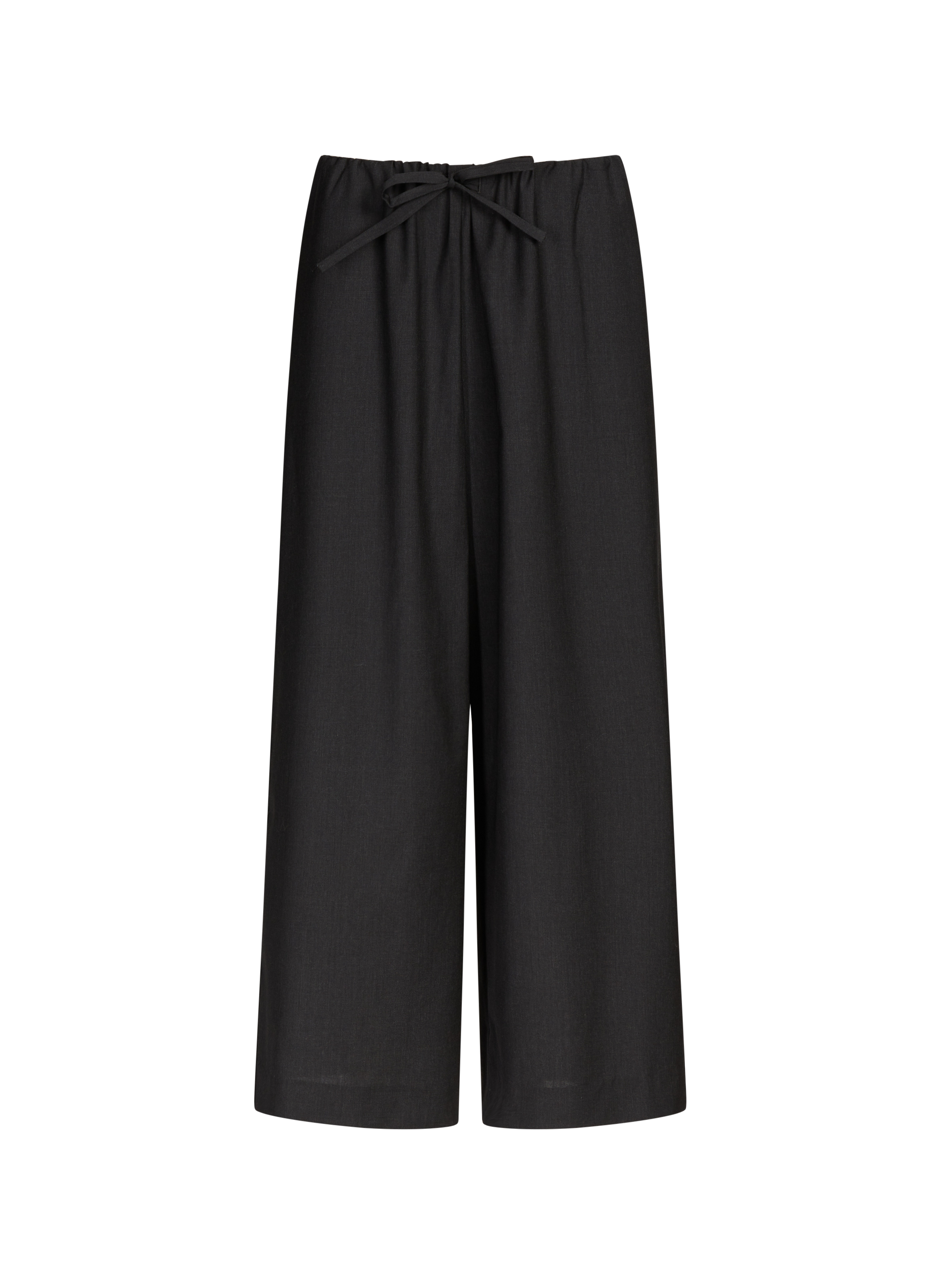 Wide-Leg Wool Trousers TOTEME Grey