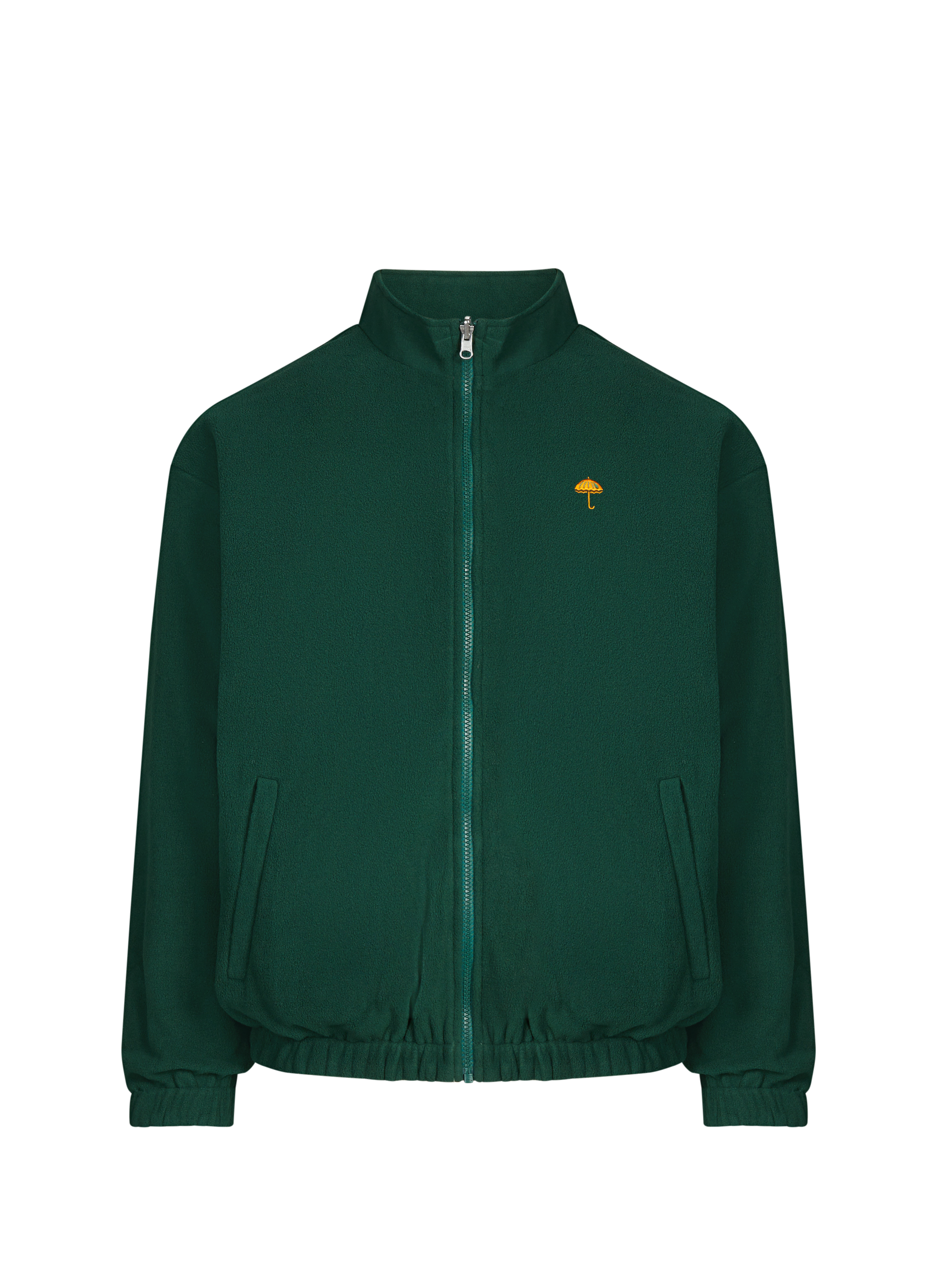 Straight fleece jacket with high collar HELAS CAPS Beige