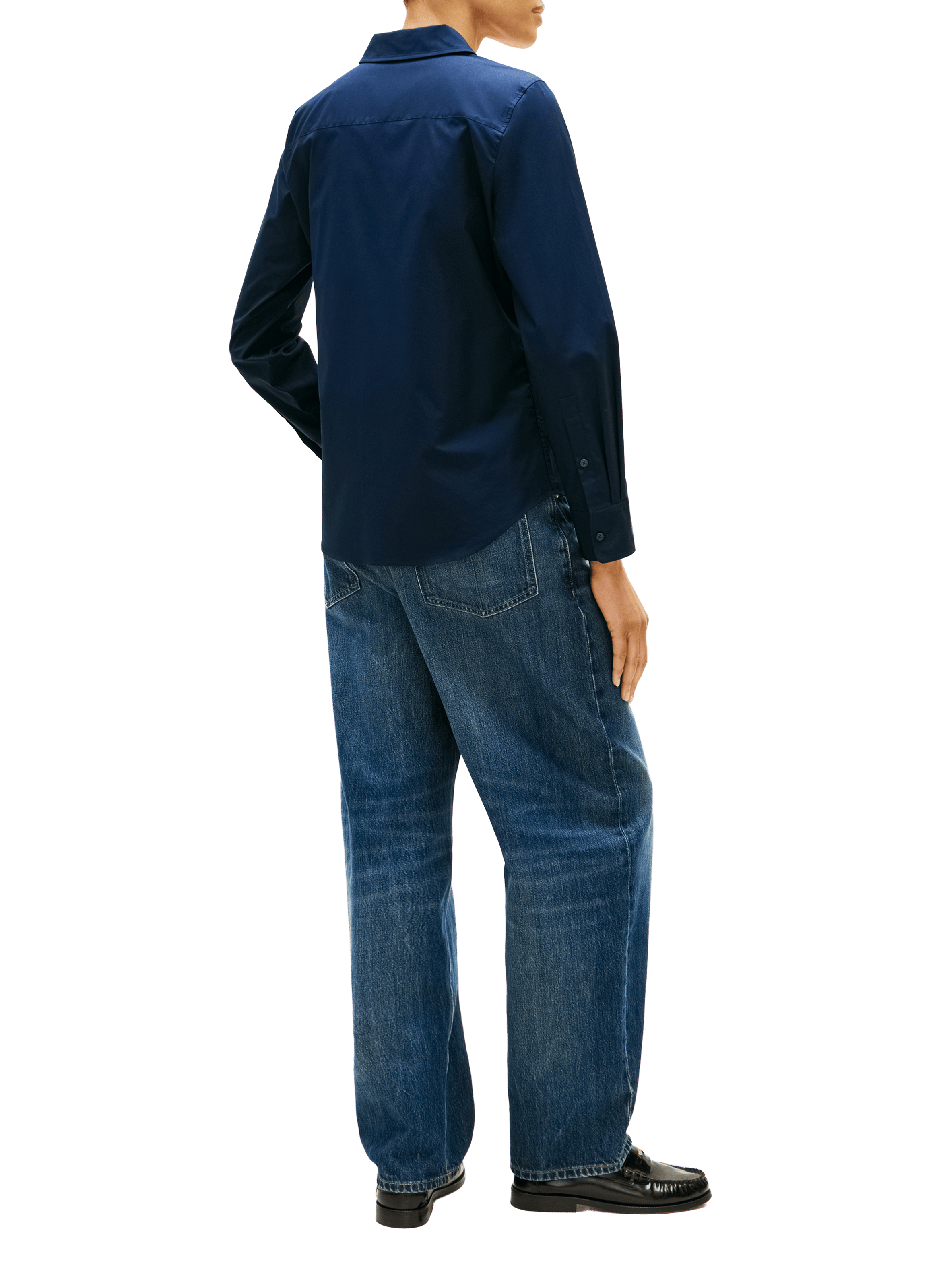 Chemise en coton TOMMY HILFIGER Bleu