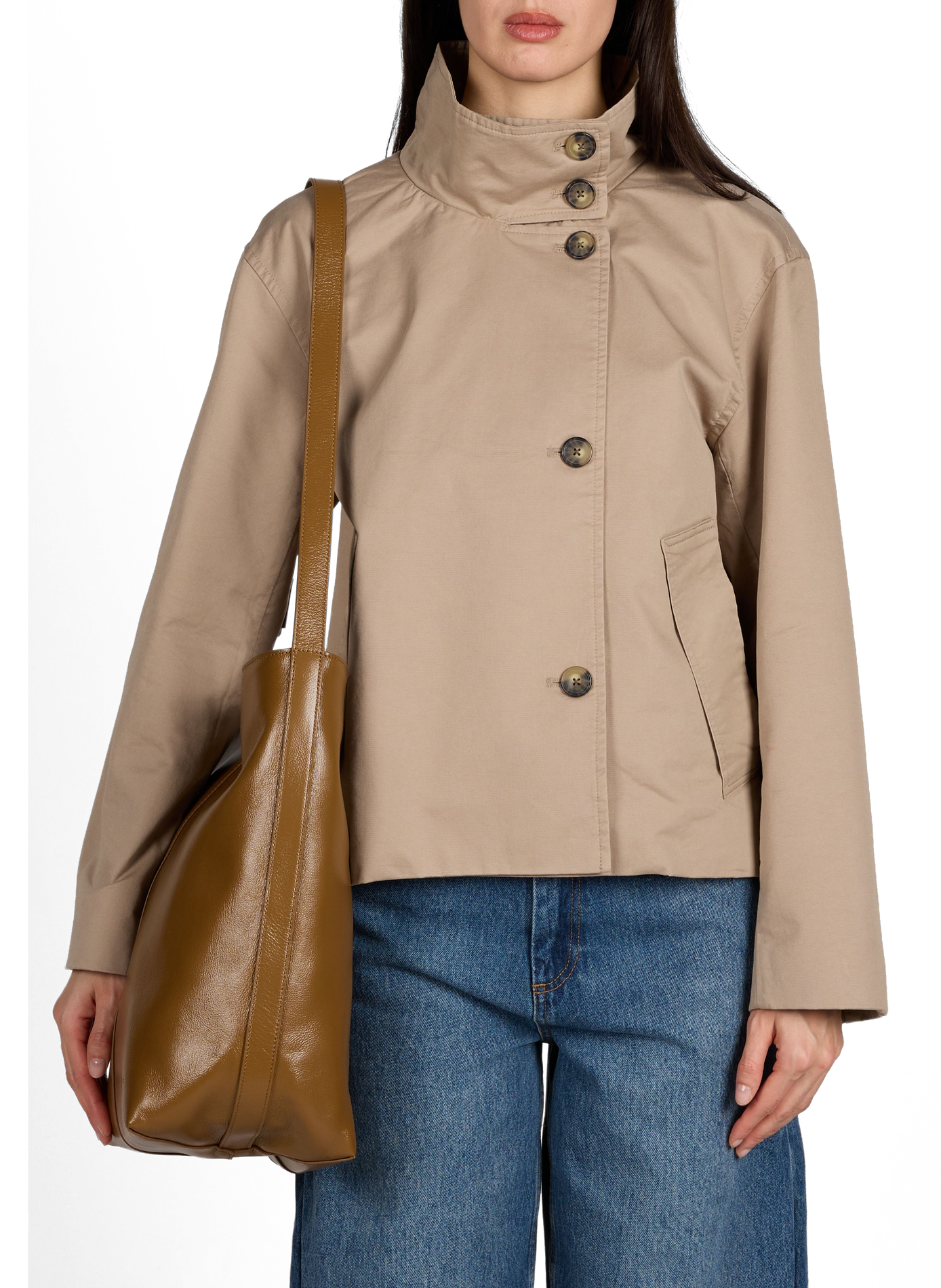 Nour leather shoulder bag NAT & NIN Brown