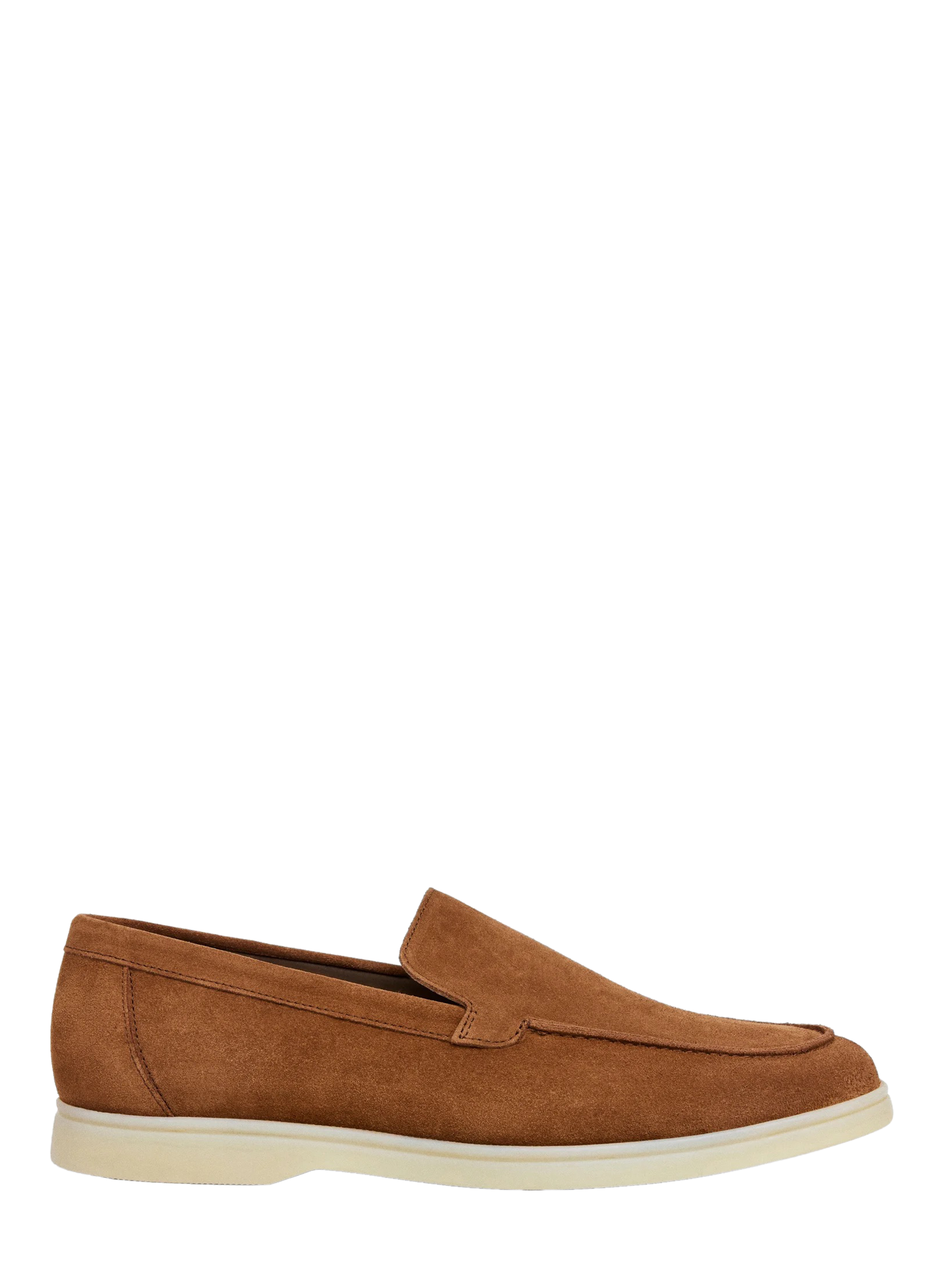 Mocassins en cuir daim HACKETT Marron