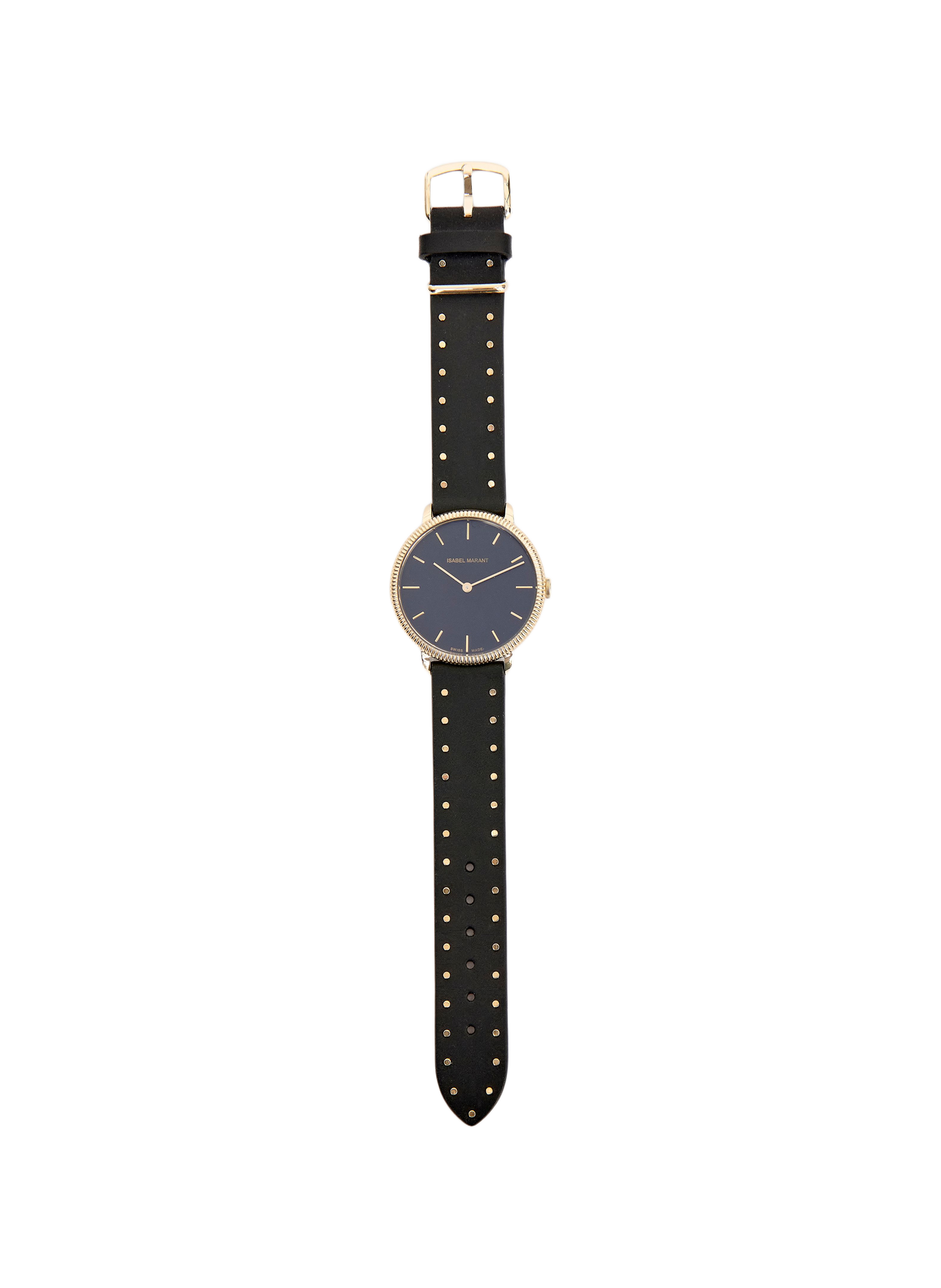 Analog leather watch ISABEL MARANT Black