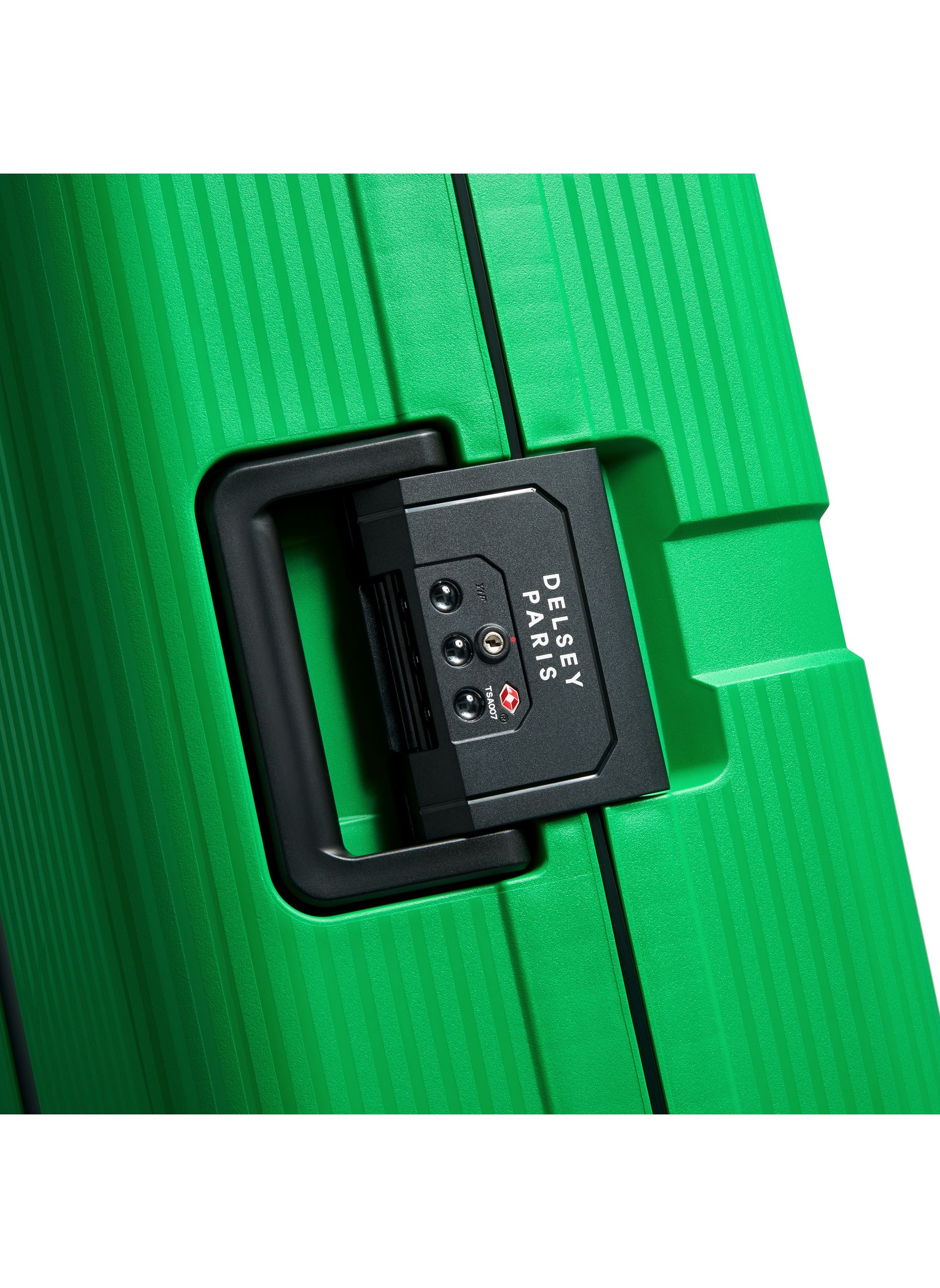 Valise soute rigide taille l - color block hardside DELSEY PARIS Vert