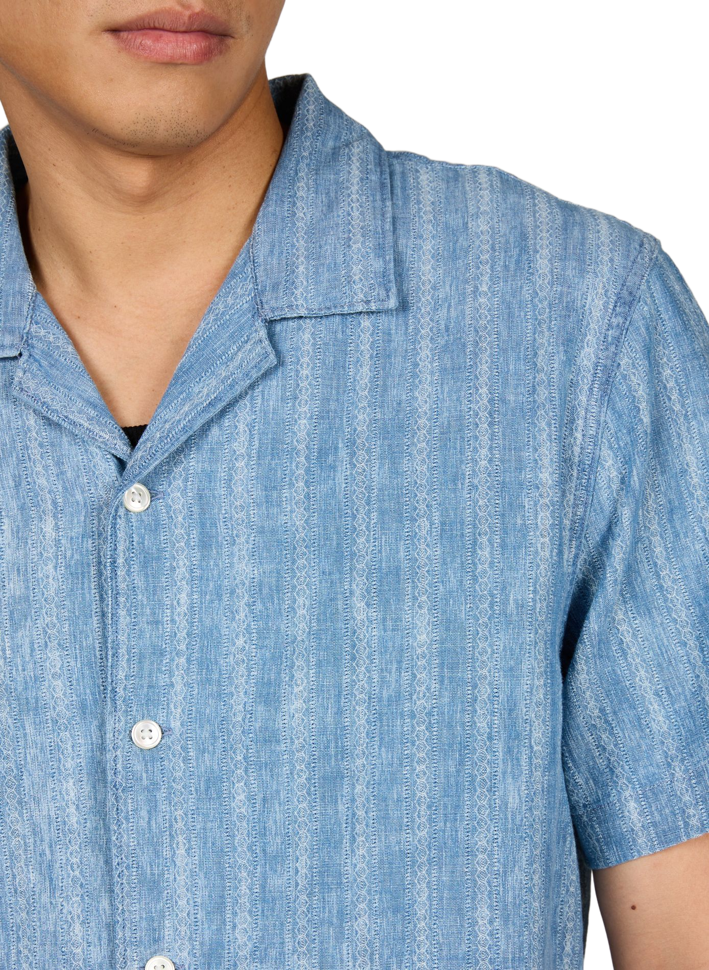 Chemise à motif texturé en coton LEVI'S Bleu