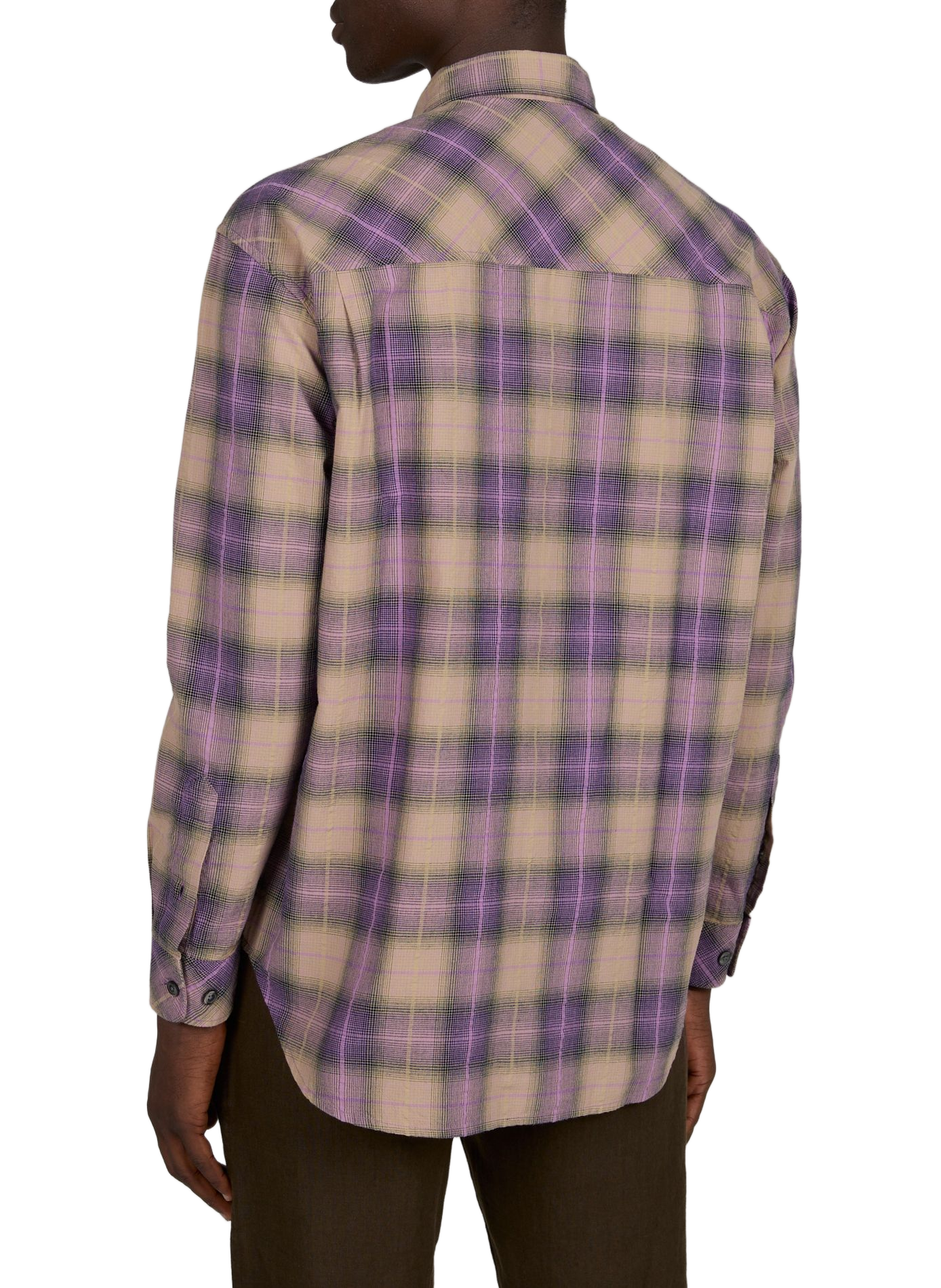 Geruite blouse SAMSOE SAMSOE Paars