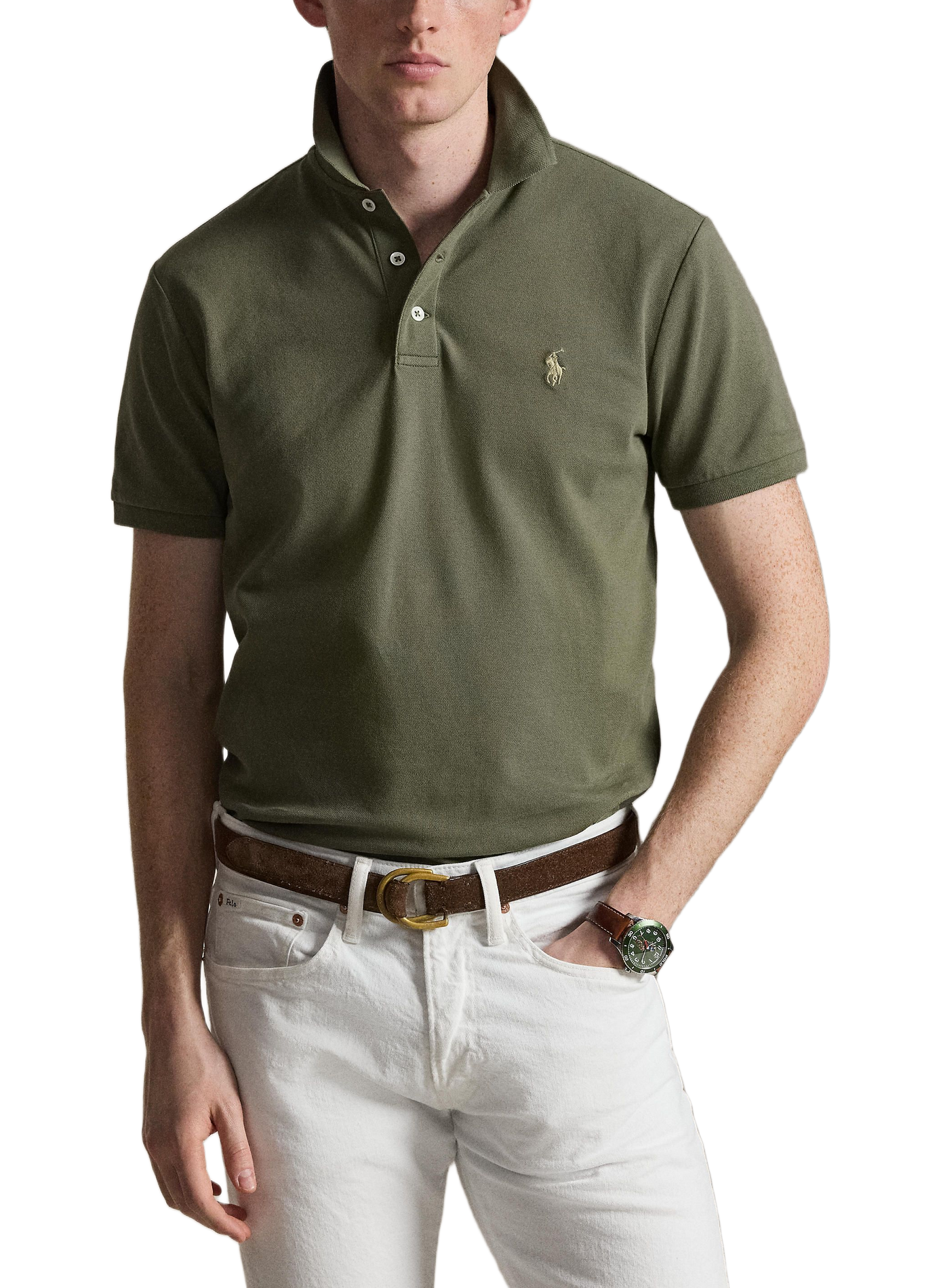 Polo shirt with logo | Green POLO RALPH LAUREN Men