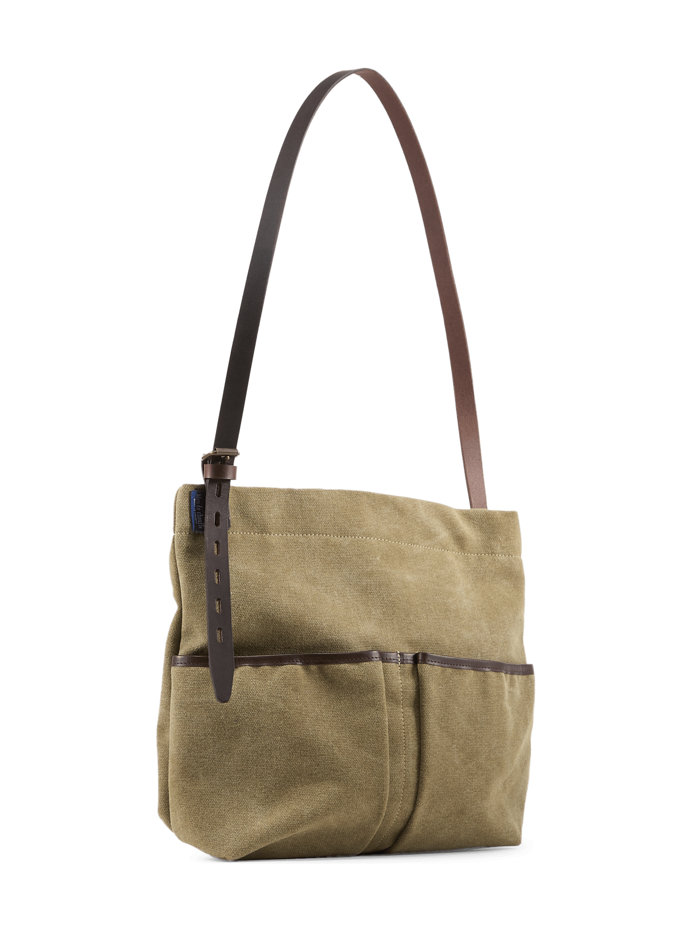Cotton Shoulder Bag BLEU DE CHAUFFE Khaki
