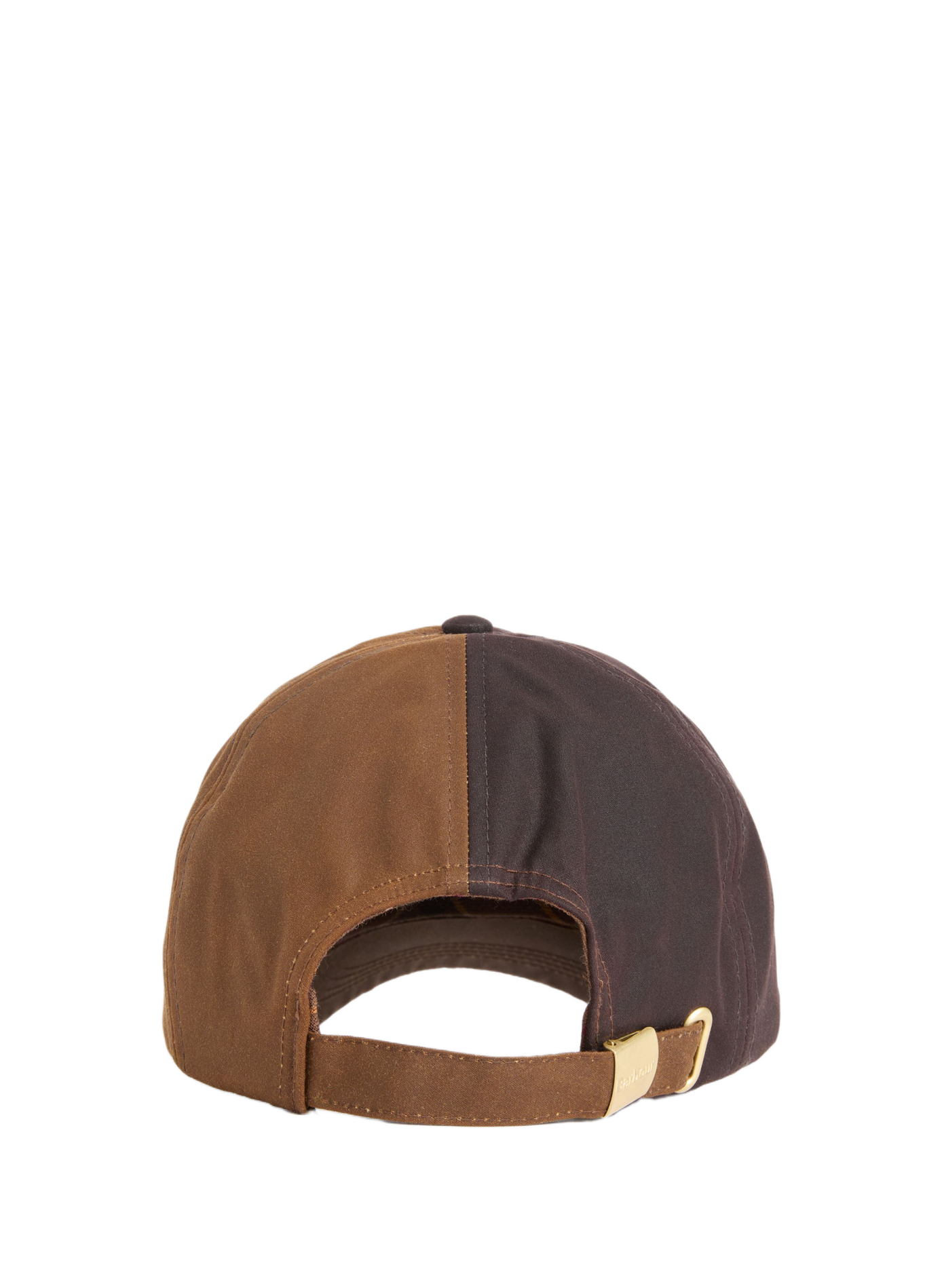 Casquette bicolore en coton BARBOUR Marron