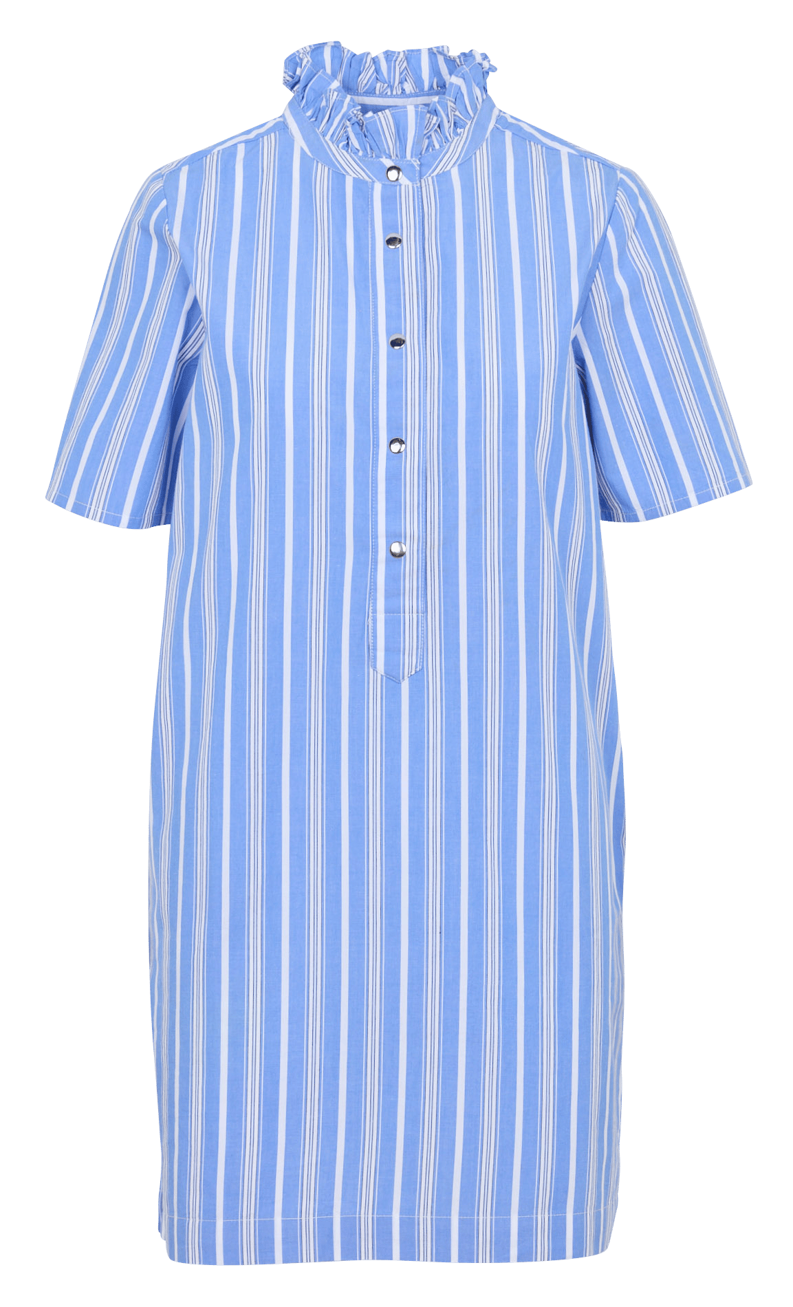 Robe courte boutonnée à rayures blake MAISON 123 Bleu