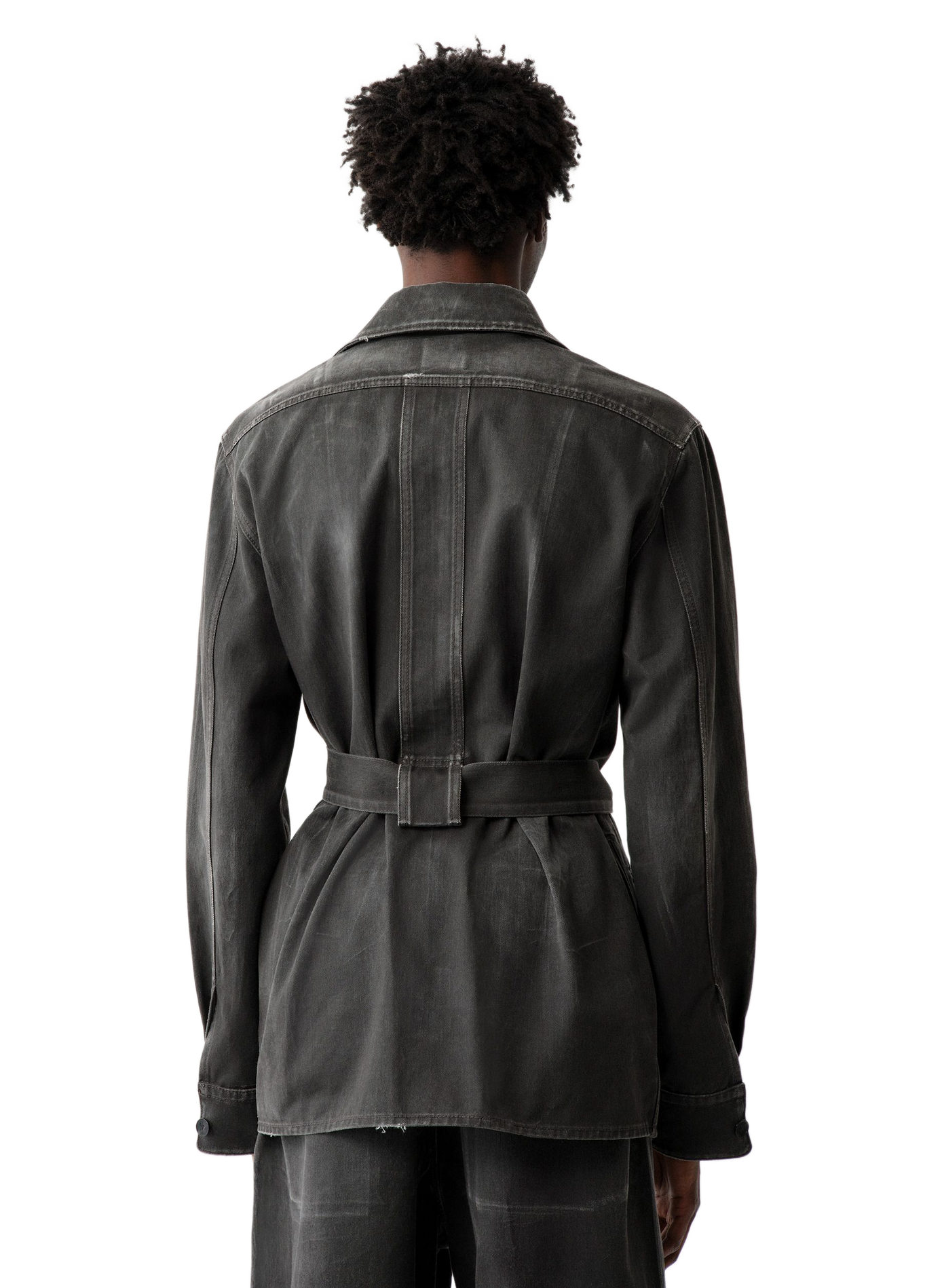 Callum denim jacket in cotton CALVIN KLEIN COLLECTION Black