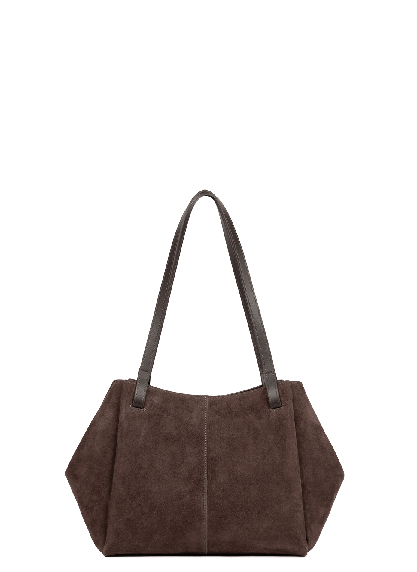 Sac cabas épaule - suède LANCASTER Marron