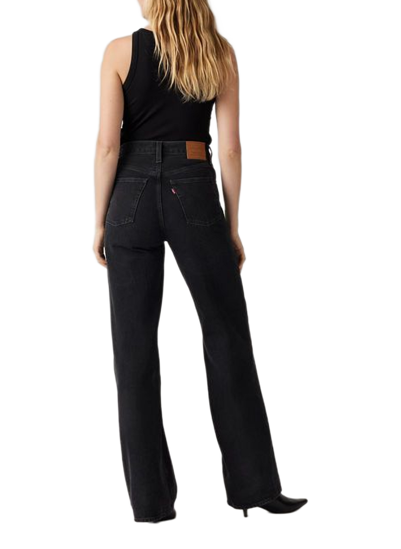 Wide cotton jeans LEVI'S Black