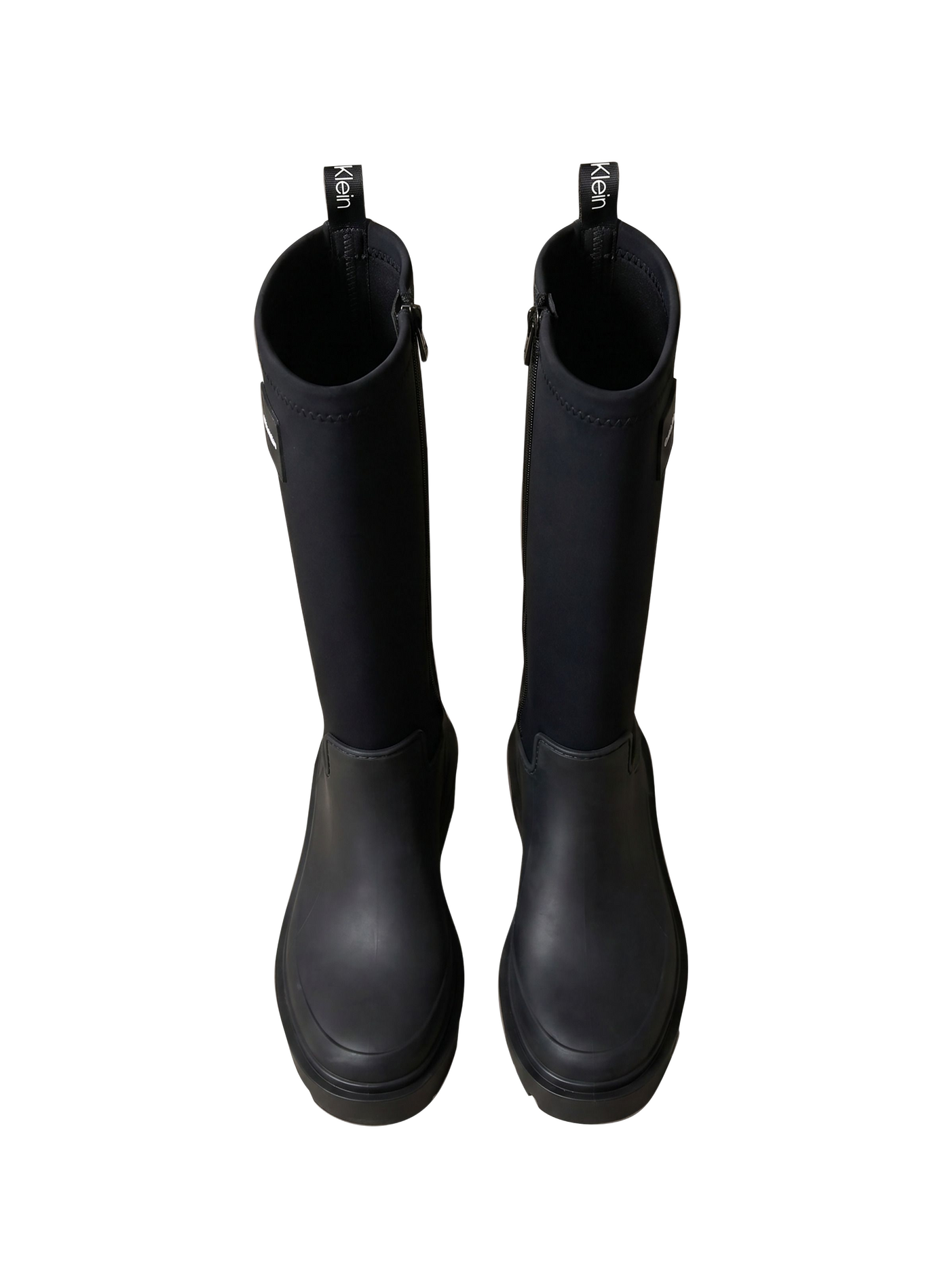 Weiche Reißverschluss-Gummistiefel CALVIN KLEIN Schwarz