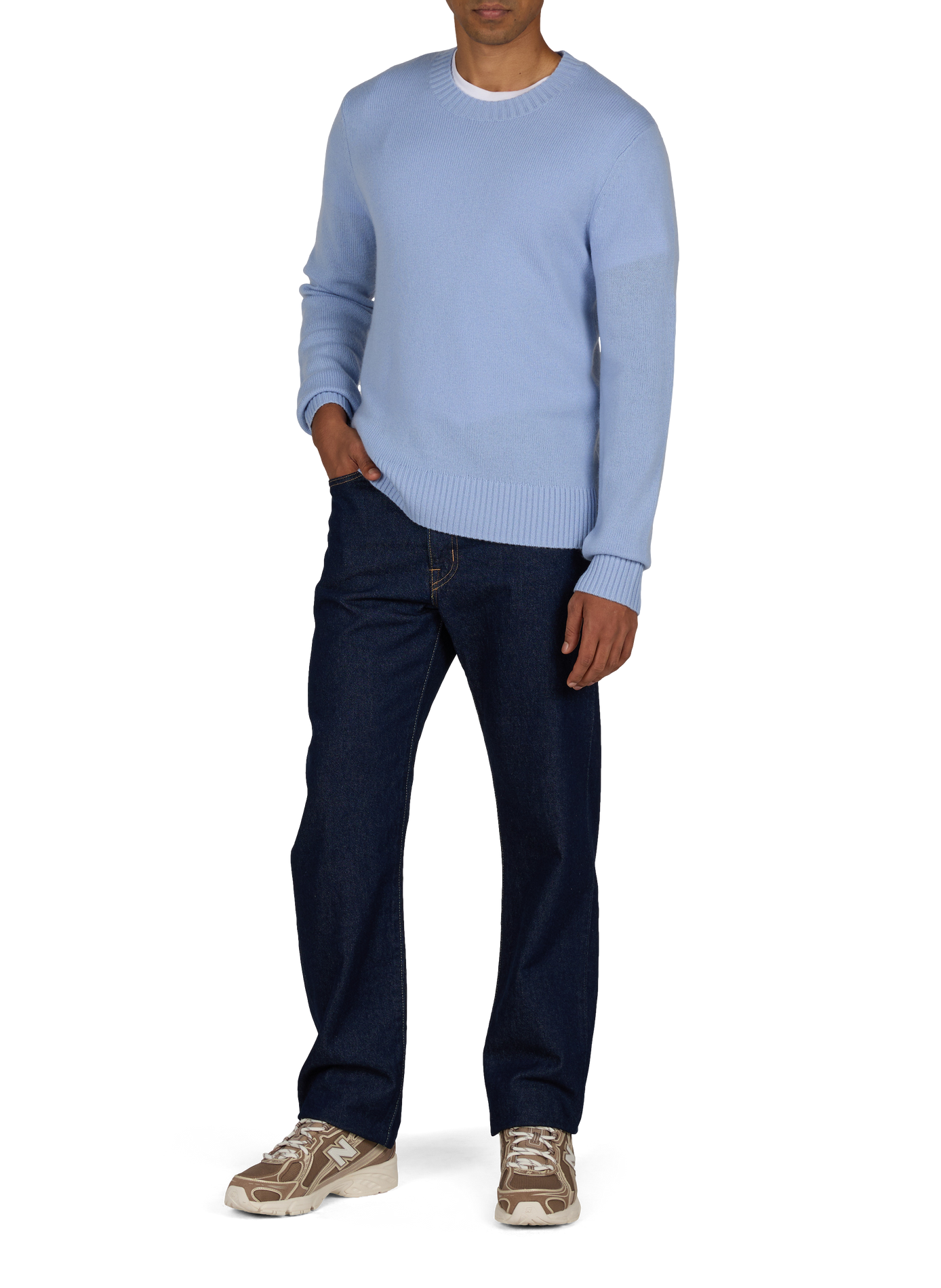 Gerade geschnittene blaue Jeans aus Baumwolle EDWIN Blau