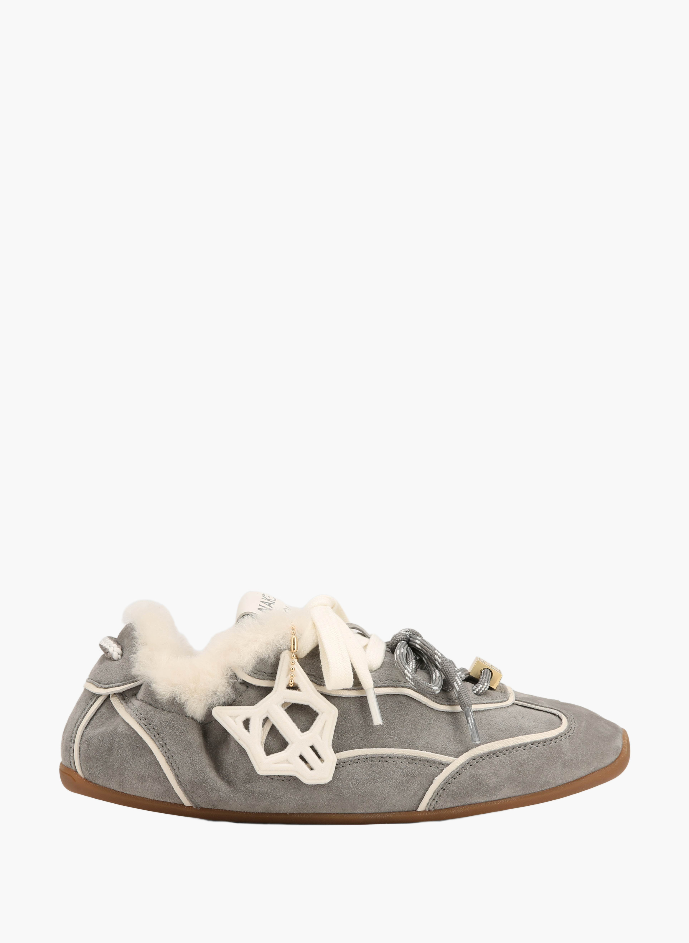 Soul-sneakers van schapenvacht NAKED WOLFE Grijs