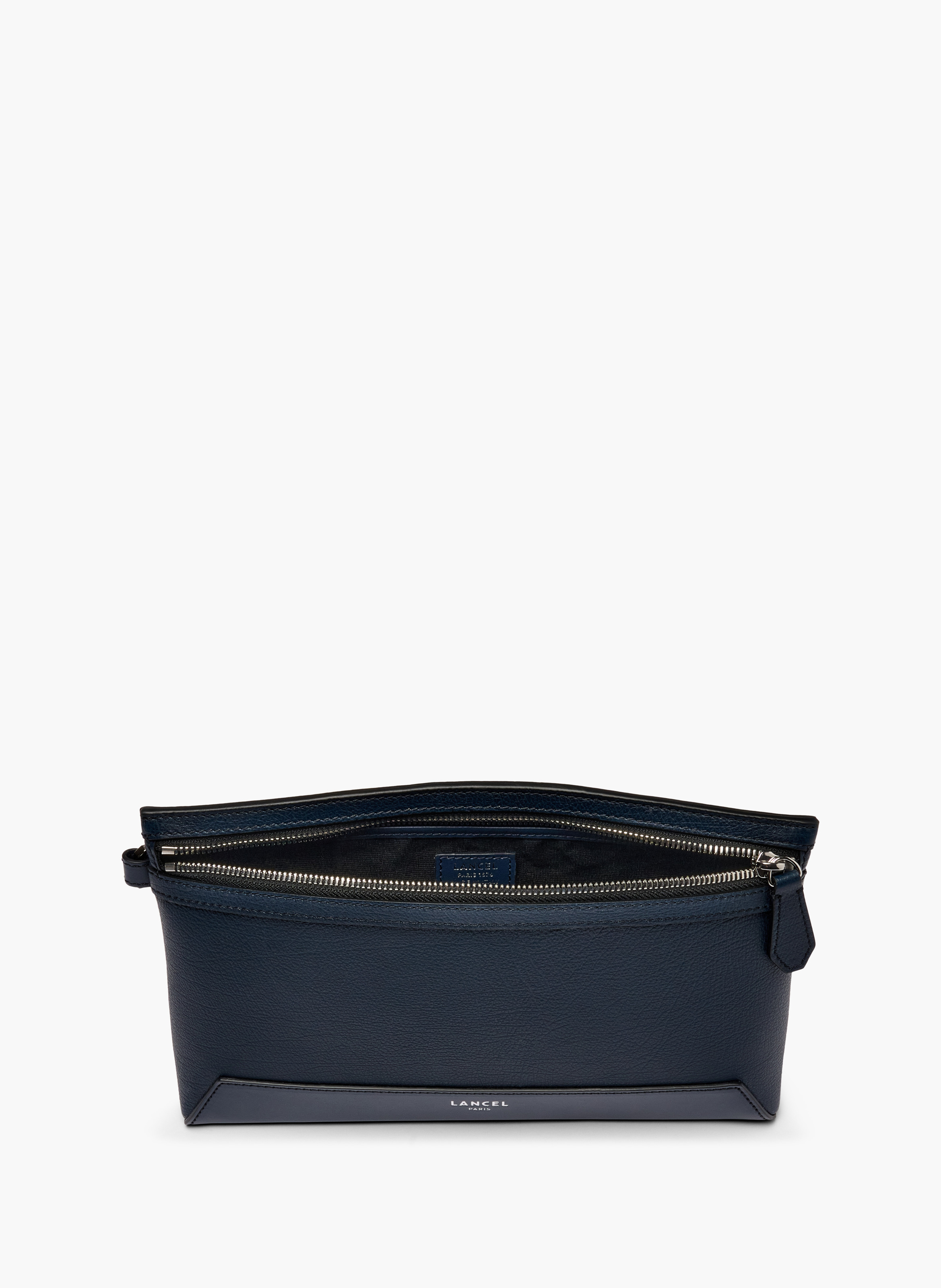 Pochette zippée s milo de lancel en cuir LANCEL Bleu