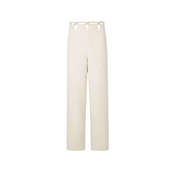 Pantalon ample en toile