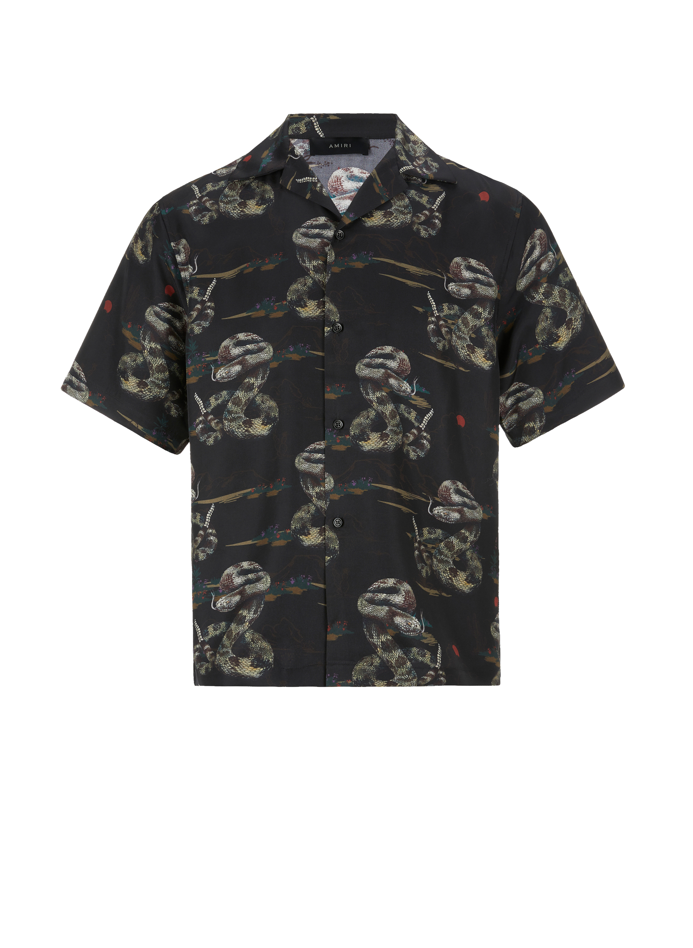 Chemise imprimée en soie