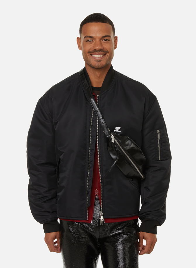 Bomber jacket with COURRÈGES logo