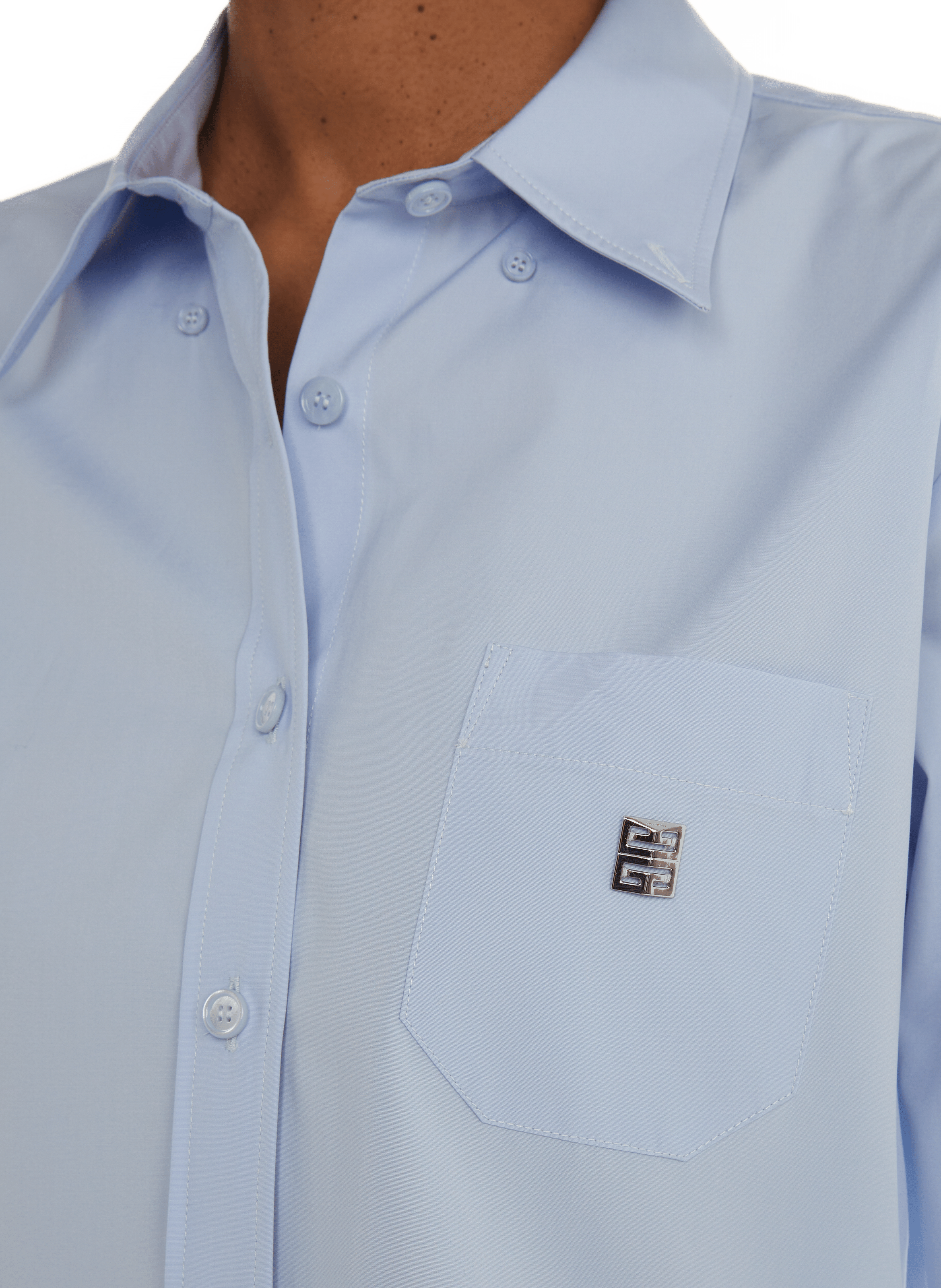 Cotton shirt GIVENCHY Blue