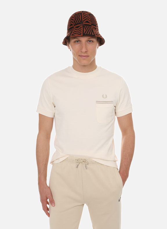 FRED PERRY T-shirt en coton  Beige
