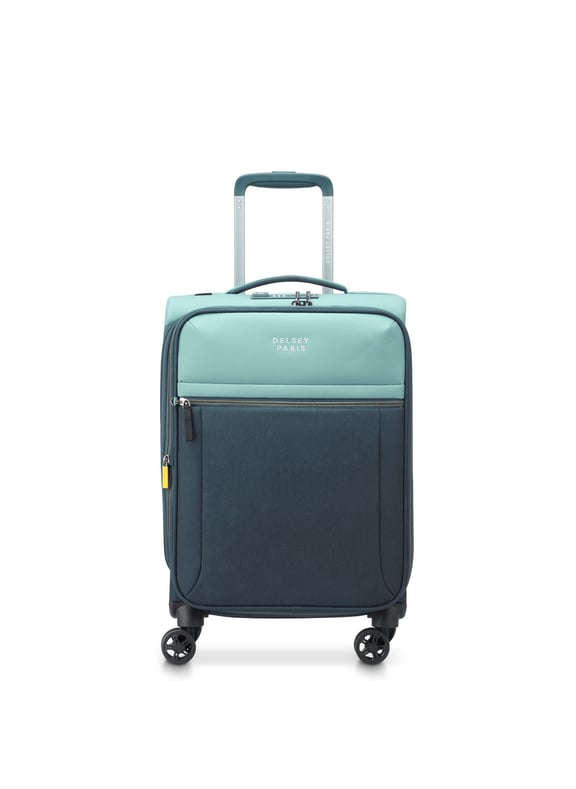 Valise cabine souple taille s - brochant 3 Vert by DELSEY PARIS DELSEY PARIS Valise cabine souple taille s - brochant 3 Vert
