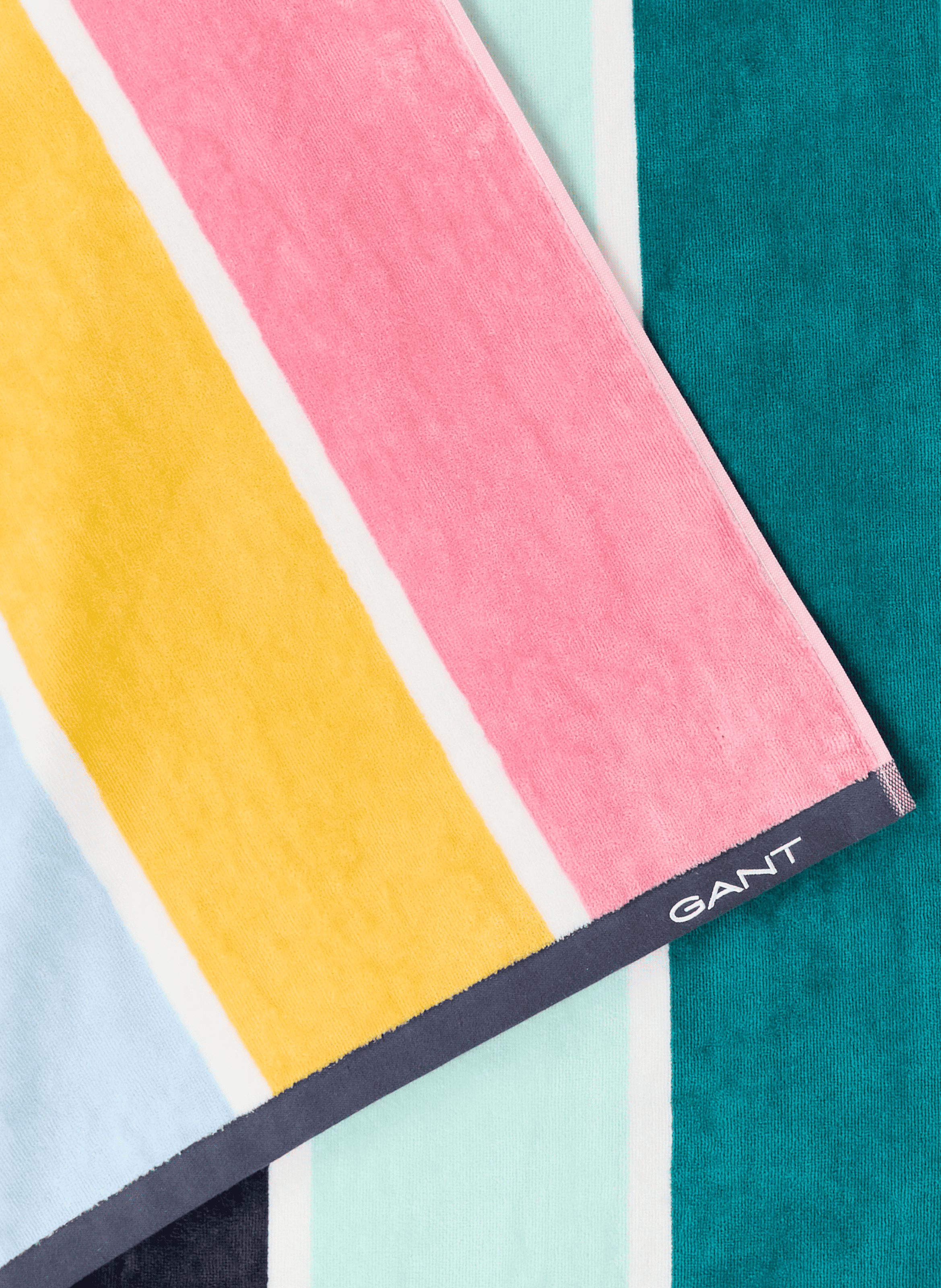 Striped cotton beach towel Multicolour