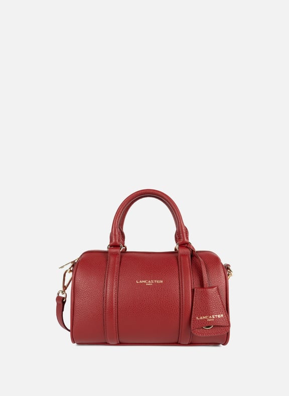 Sac polochon - milano ana Rouge by LANCASTER LANCASTER Sac polochon - milano ana Rouge