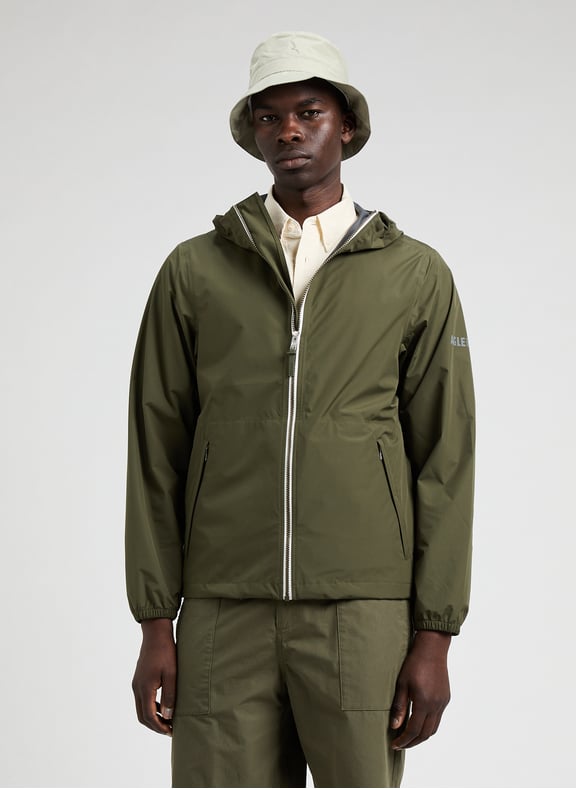 Windproof Raincoat Green by AIGLE AIGLE Windproof Raincoat Green