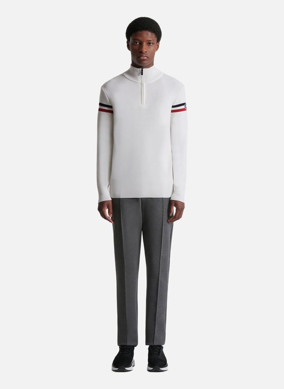 Pull wengen col montant coupe regular Blanc by FUSALP FUSALP Pull wengen col montant coupe regular Blanc