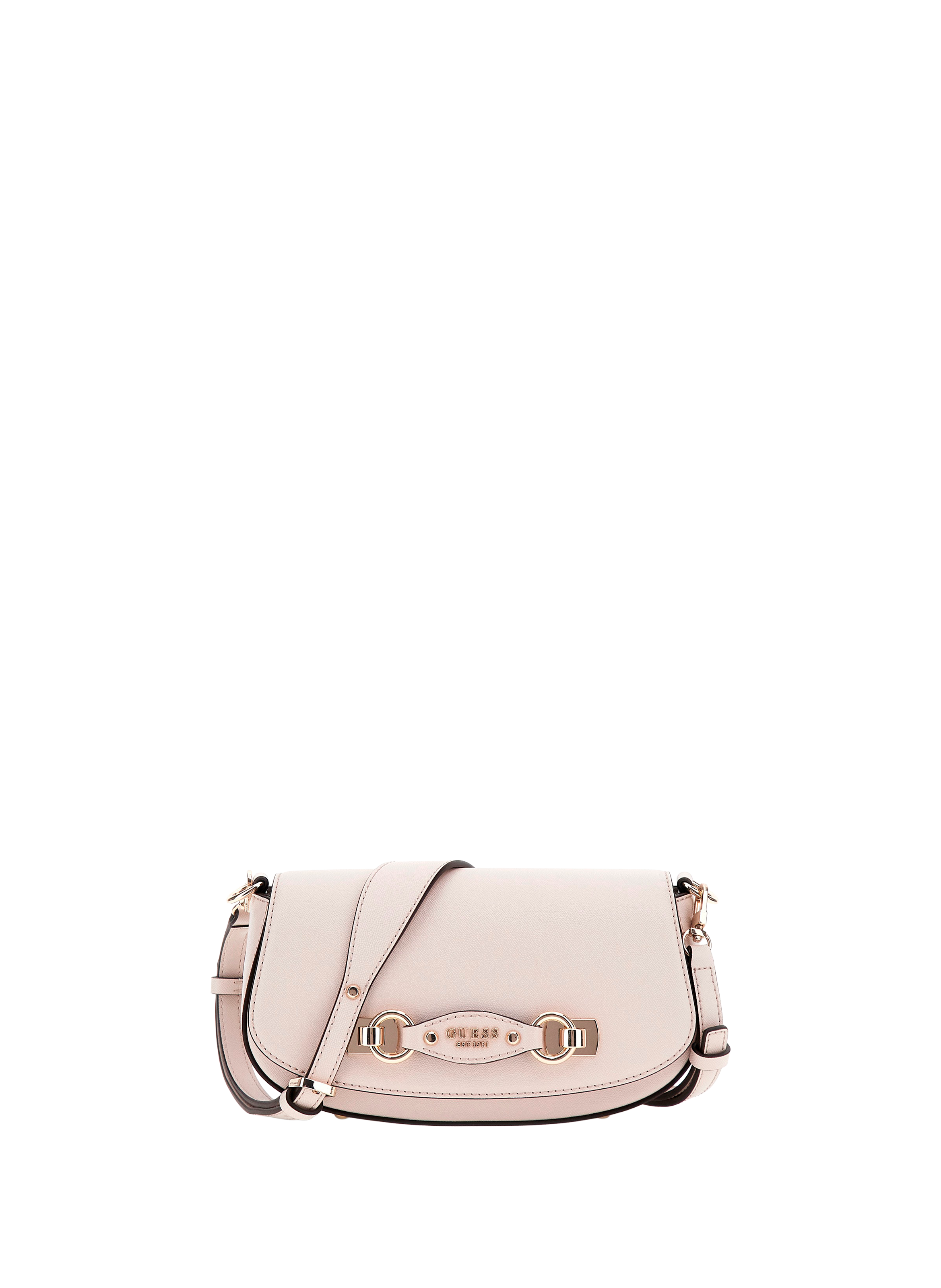 GUESS Sac épaule à bandoulière amovible Beige