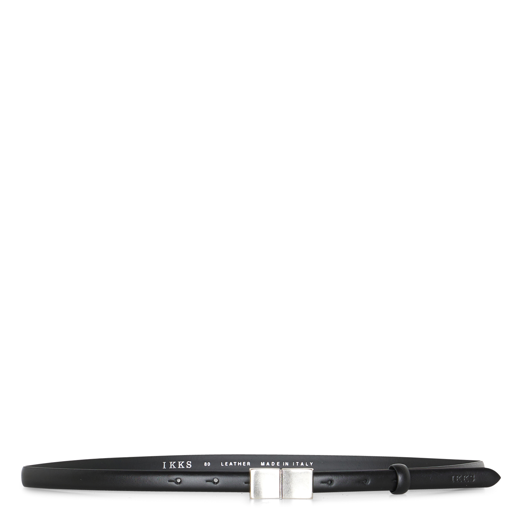 Ceinture en cuir IKKS Noir