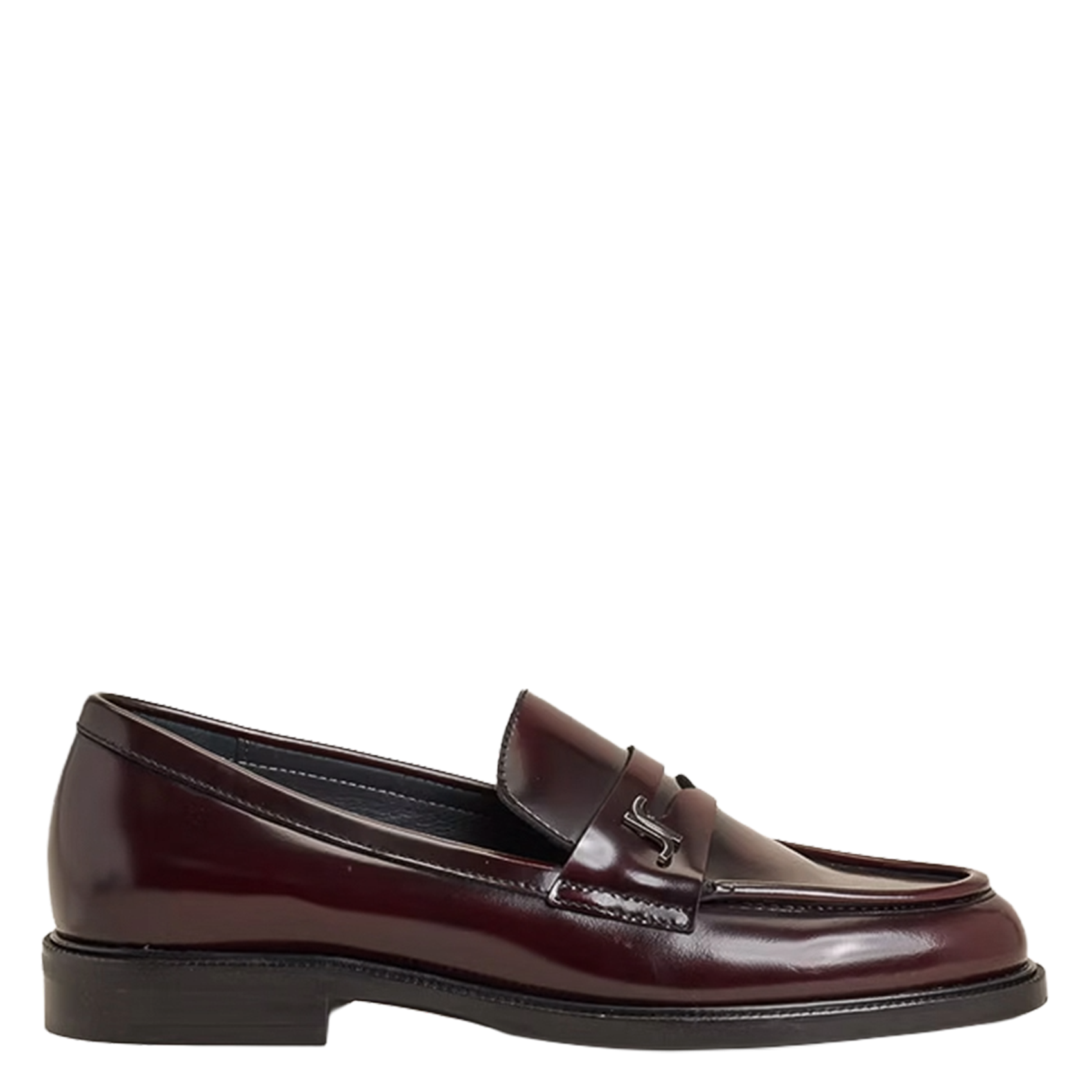 JONAK Mocassins en cuir duedi Rouge