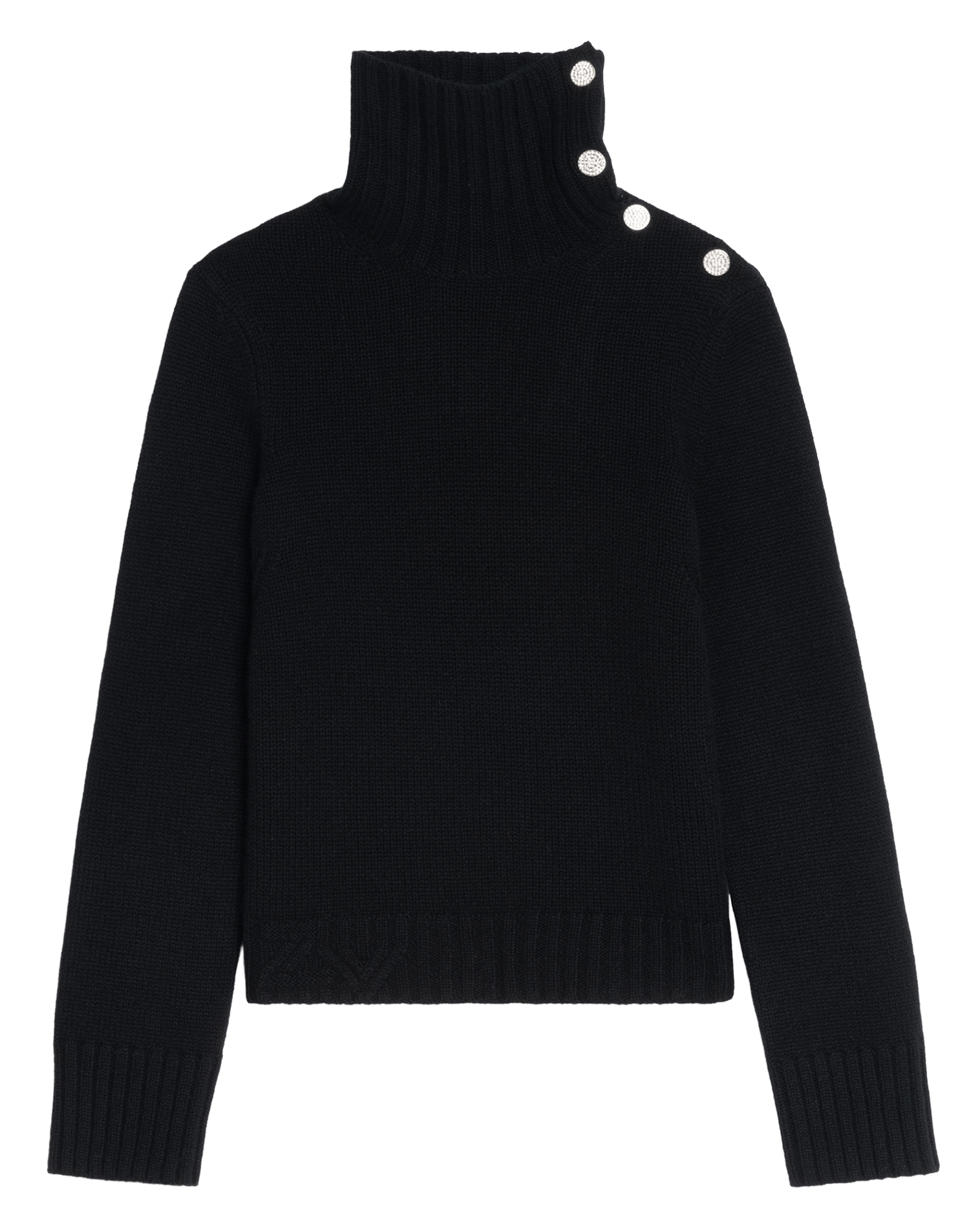 Pull col montant en cachemire nalma ZADIG&VOLTAIRE Noir