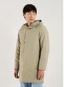 Parka mi-longue à capuche | Vert by K-WAY K-WAY Parka mi-longue à capuche | Vert