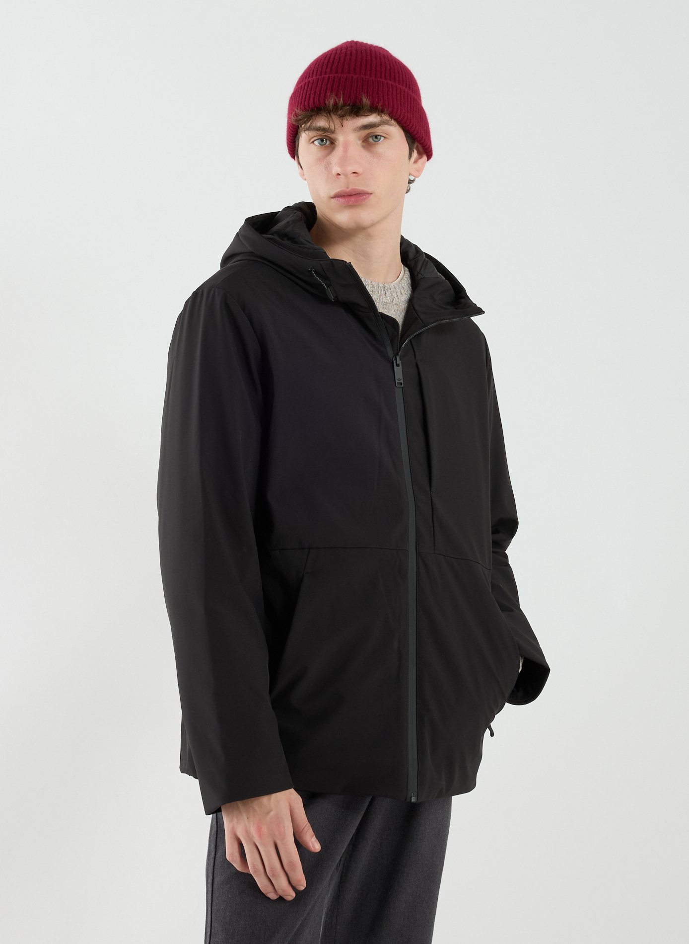 Blouson à capuche en coton mélangé DOCKERS Noir