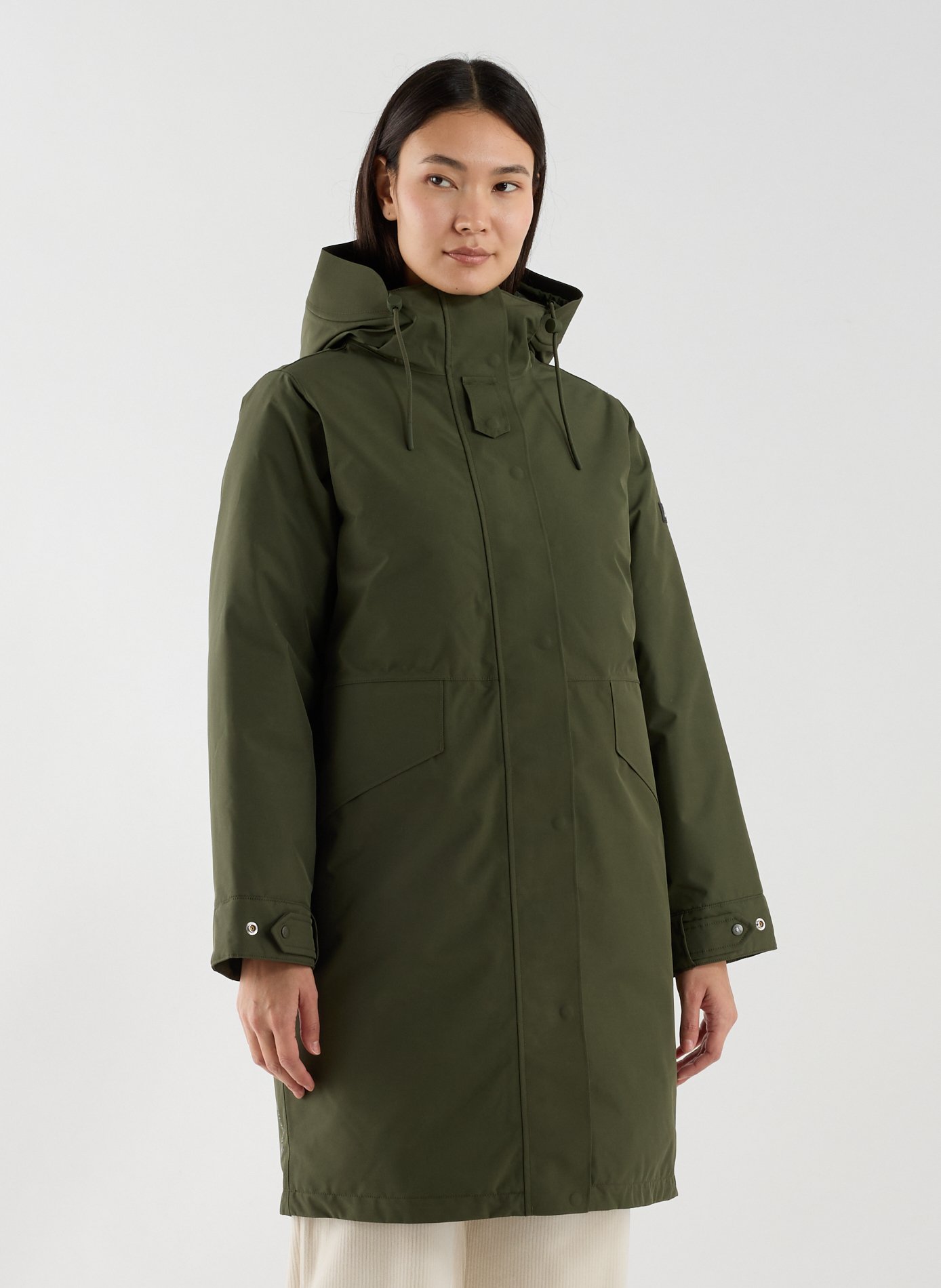Parka à capuche AIGLE Kaki