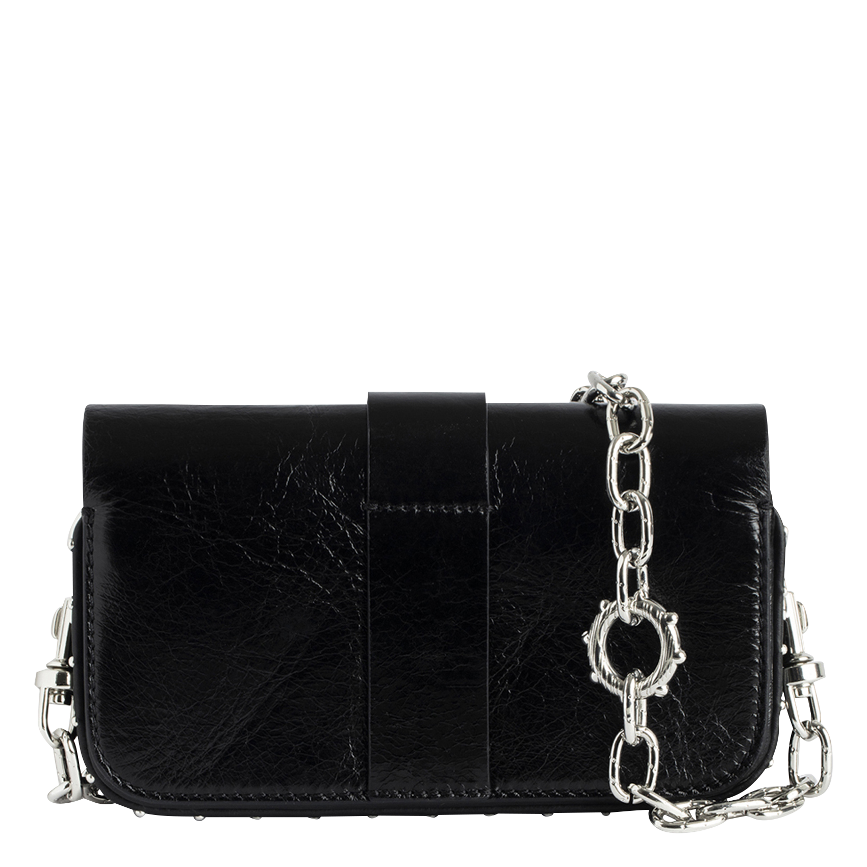 Sac pochette en cuir kate ZADIG&VOLTAIRE Noir